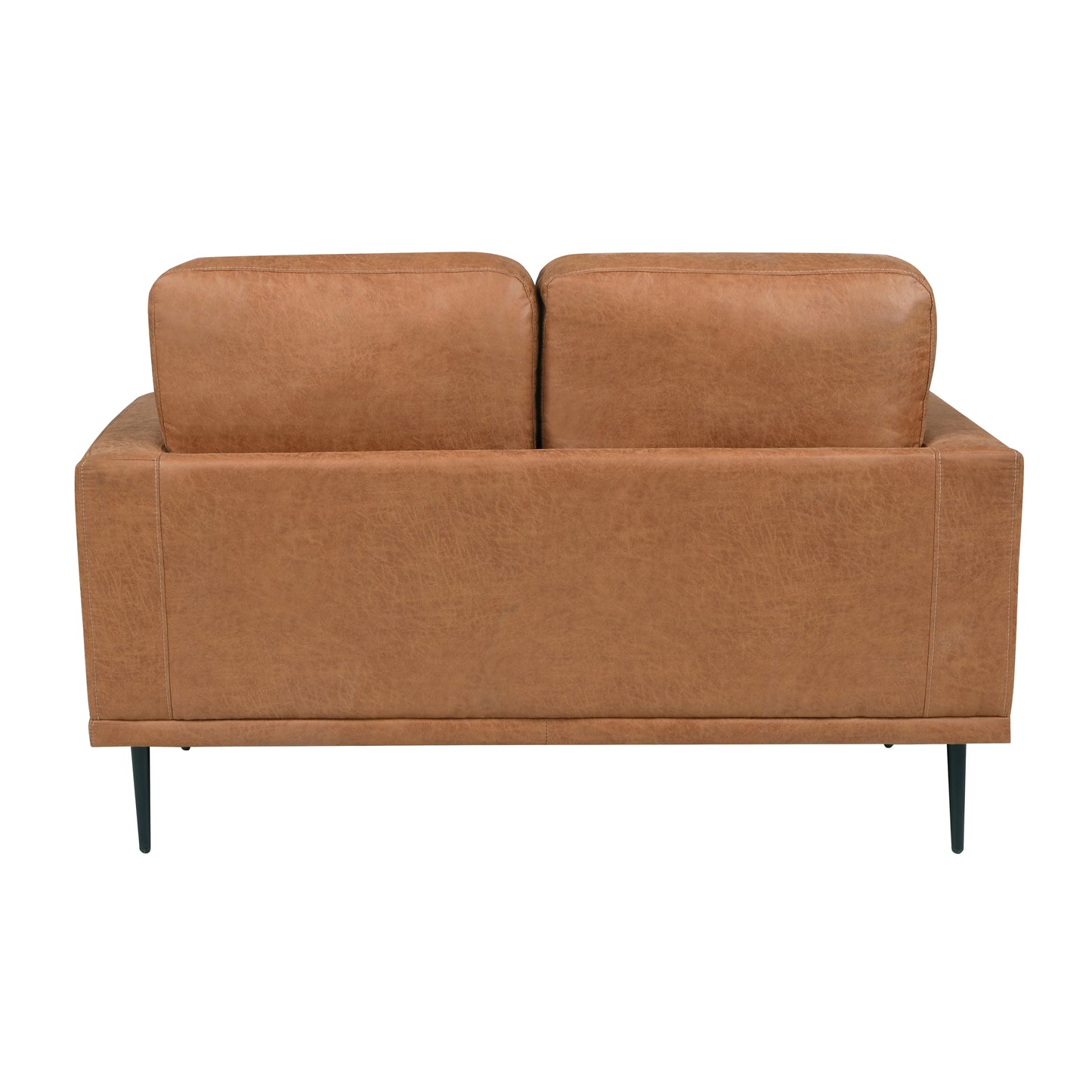 Homelegance Westcliffe Loveseat in Brown Polished Microfiber 9416CAR-2
