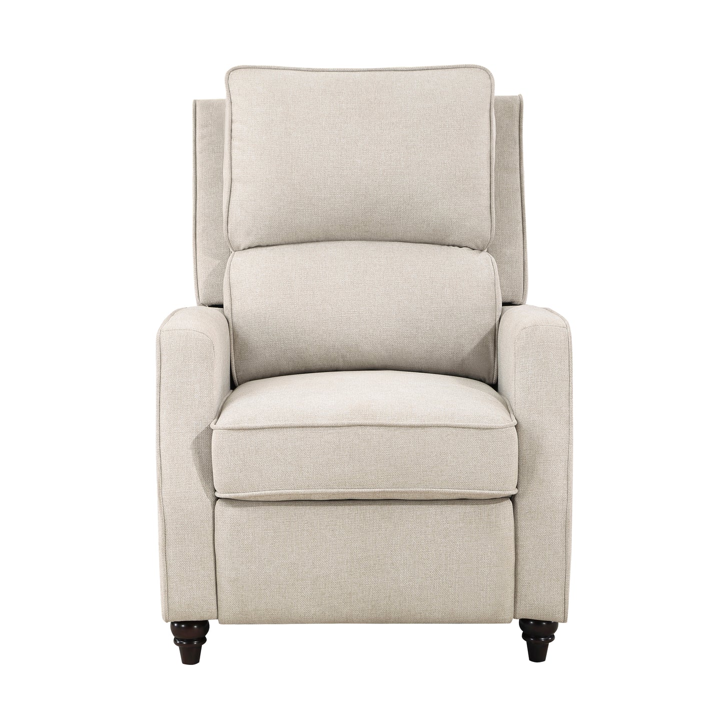 Homelegance Loveland Reclining Chair in Textured Beige Upholstery 9418BE-1