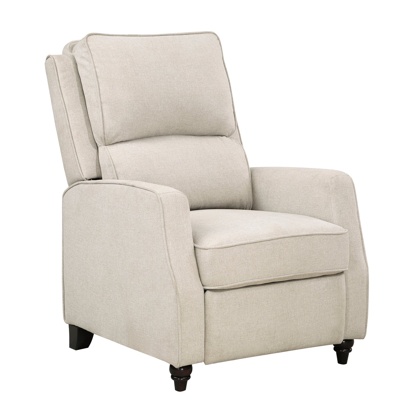 Homelegance Loveland Reclining Chair in Textured Beige Upholstery 9418BE-1