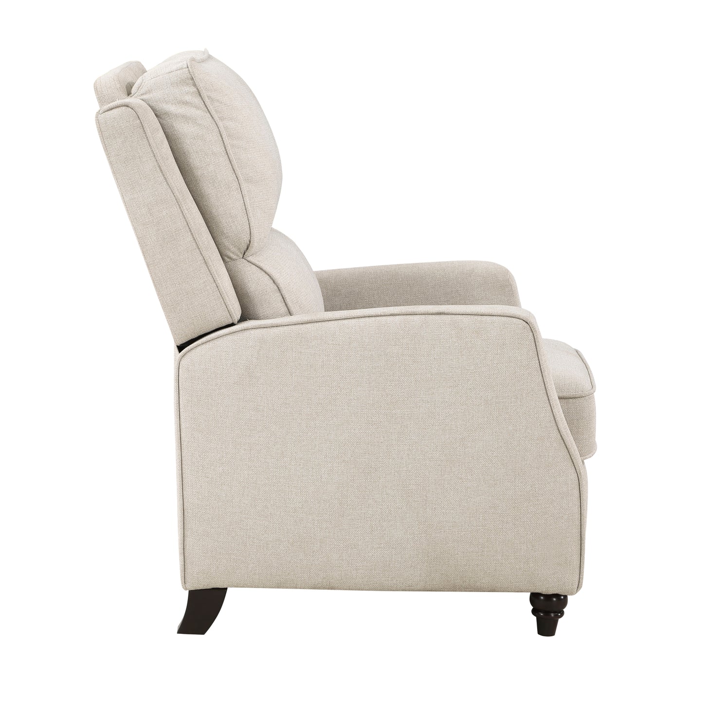 Homelegance Loveland Reclining Chair in Textured Beige Upholstery 9418BE-1