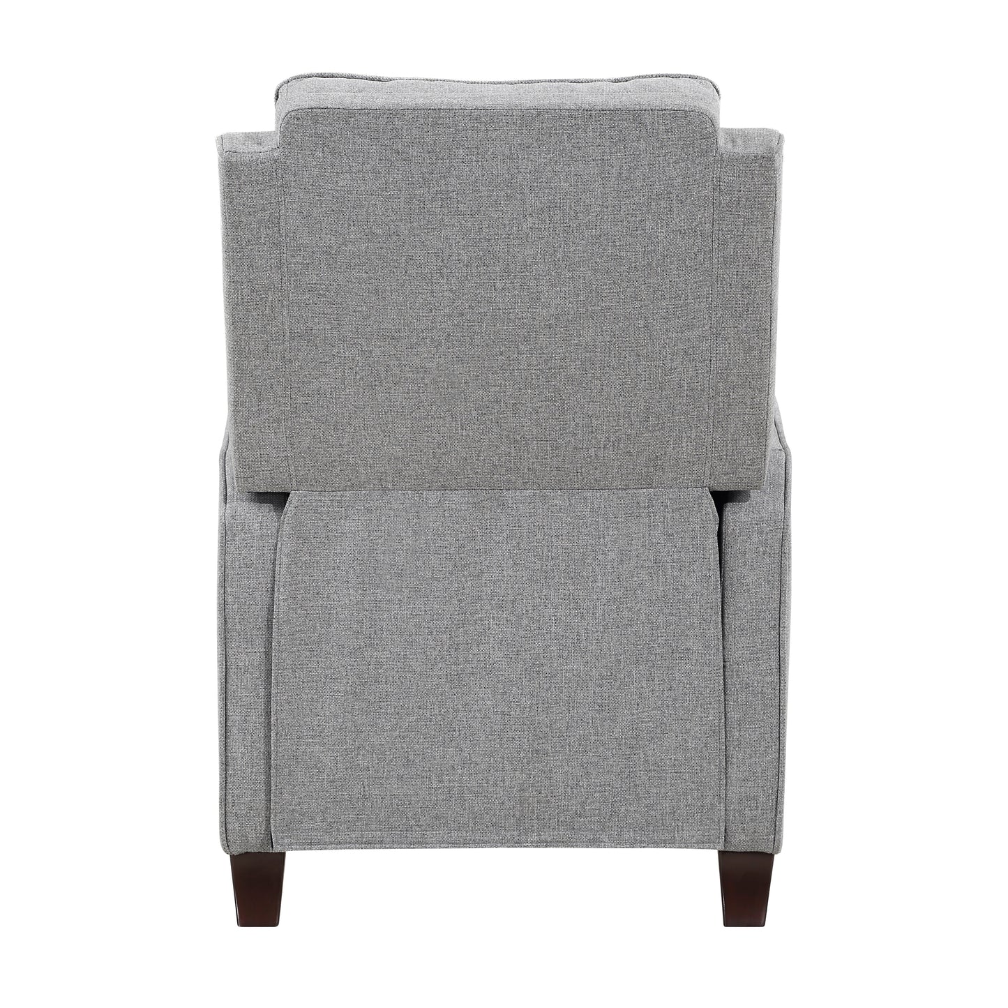 Homelegance Loveland Reclining Chair in Textured Gray Fabric 9418GY-1
