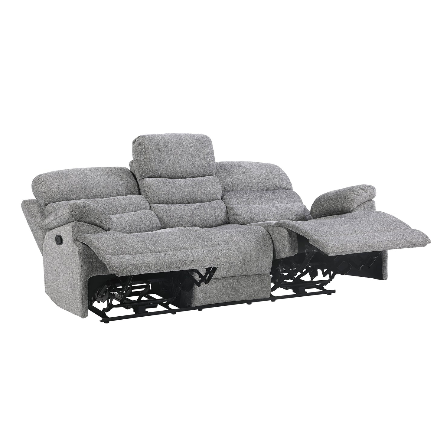 Homelegance Sherbrook Smoke Chenille Sectional Sofa 9422FS-3