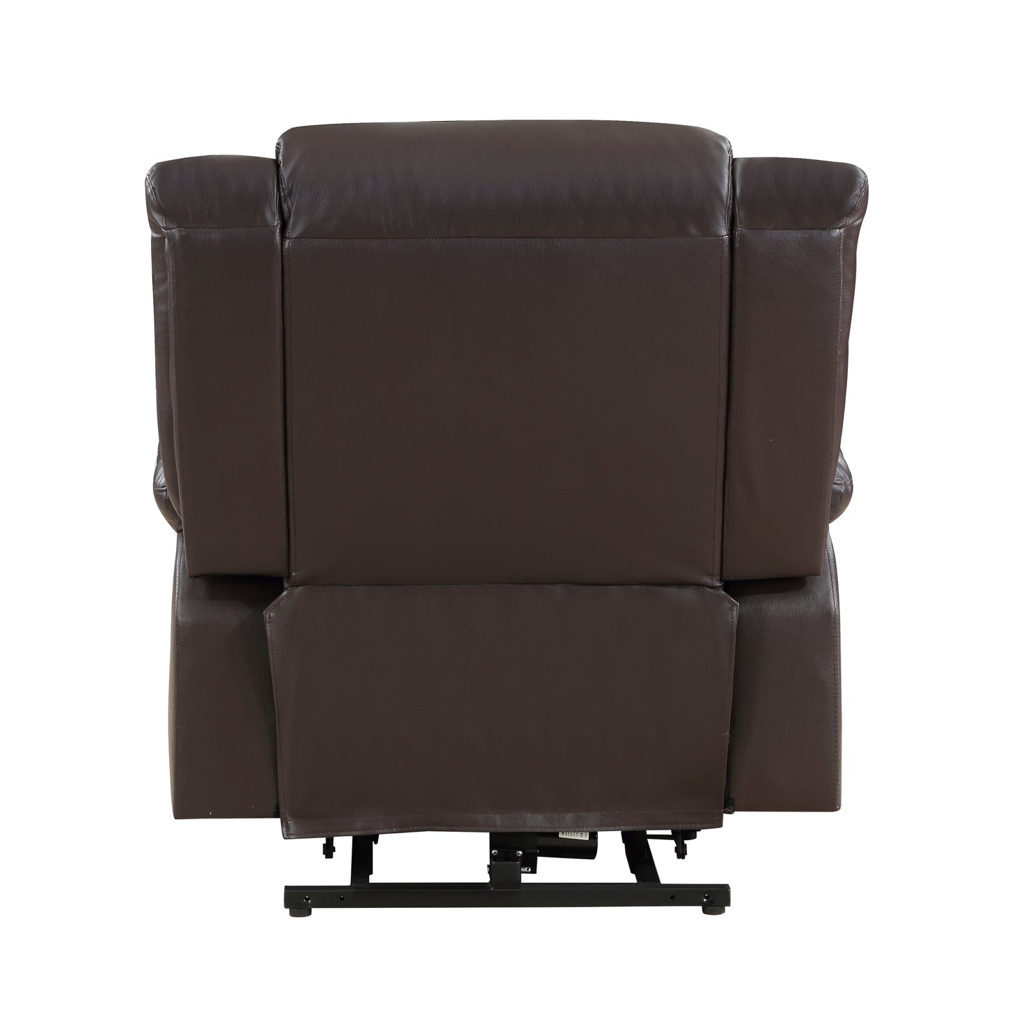 Homelegance Carson Power Lift Chair Dark Brown Faux Leather 9423DBR-1LT