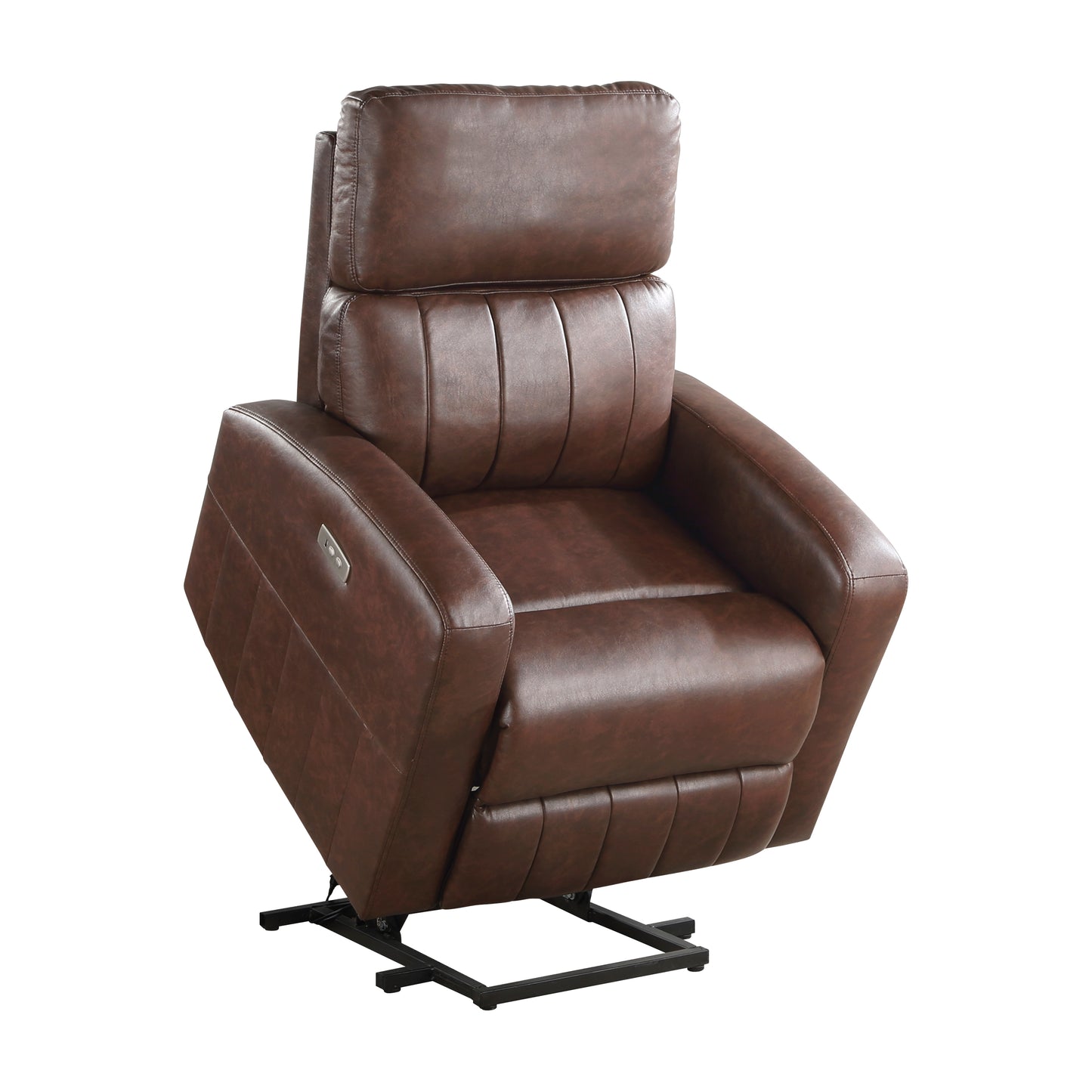 Homelegance Wheaton Power Lift Chair in Brown 9424BR-1LT