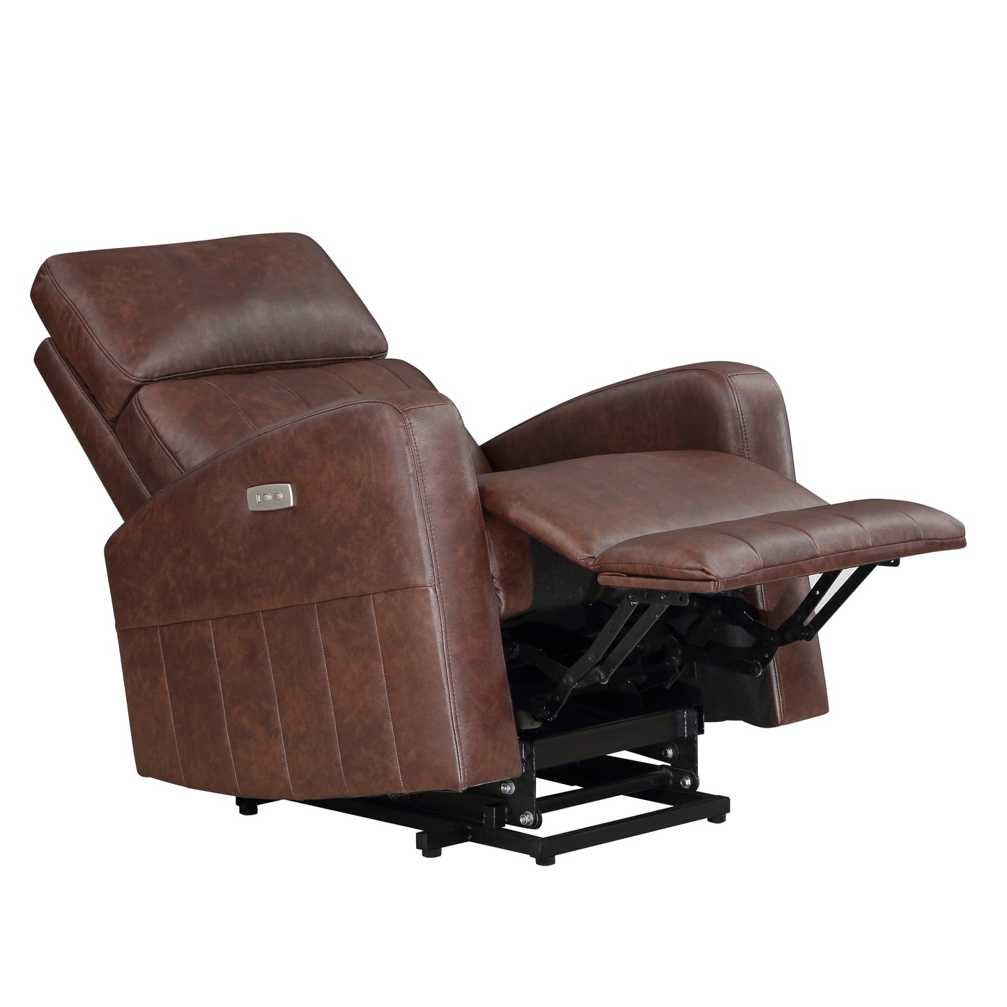 Homelegance Wheaton Power Lift Chair in Brown 9424BR-1LT