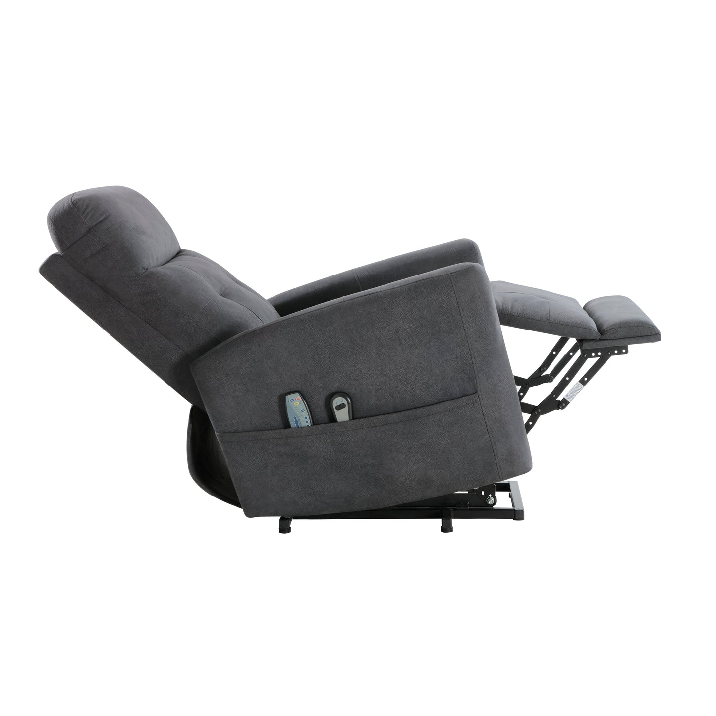 Homelegance Lift Chairs Power Lift Chair in Dark Gray 9425DG-1LT