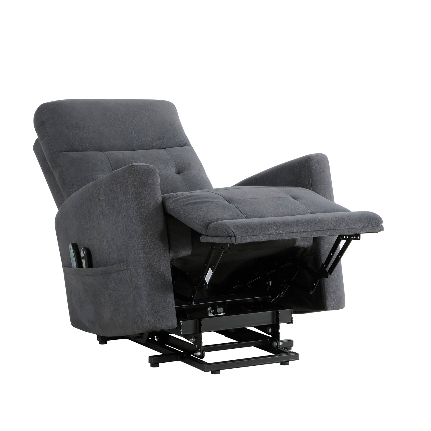 Homelegance Lift Chairs Power Lift Chair in Dark Gray 9425DG-1LT