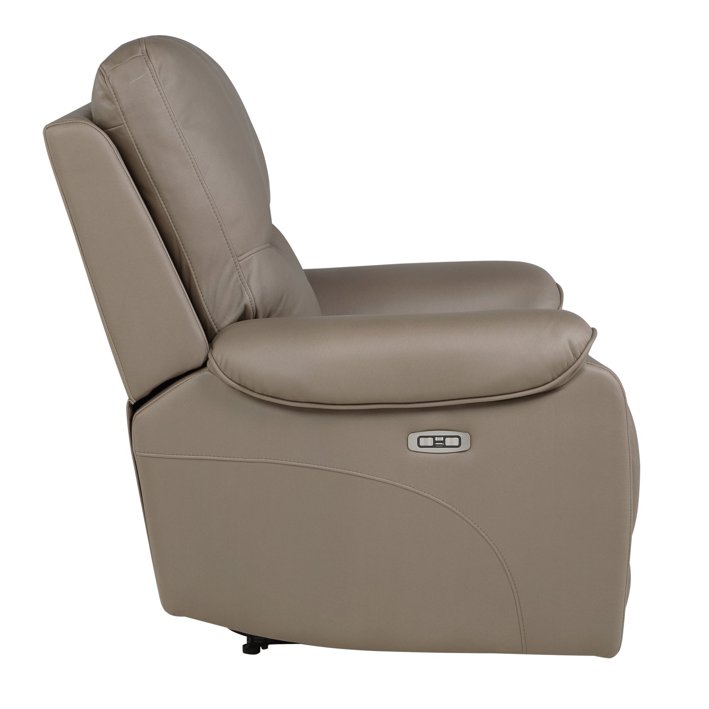 Homelegance LeGrande Power Reclining Chair in Taupe 9429TP-1PWH
