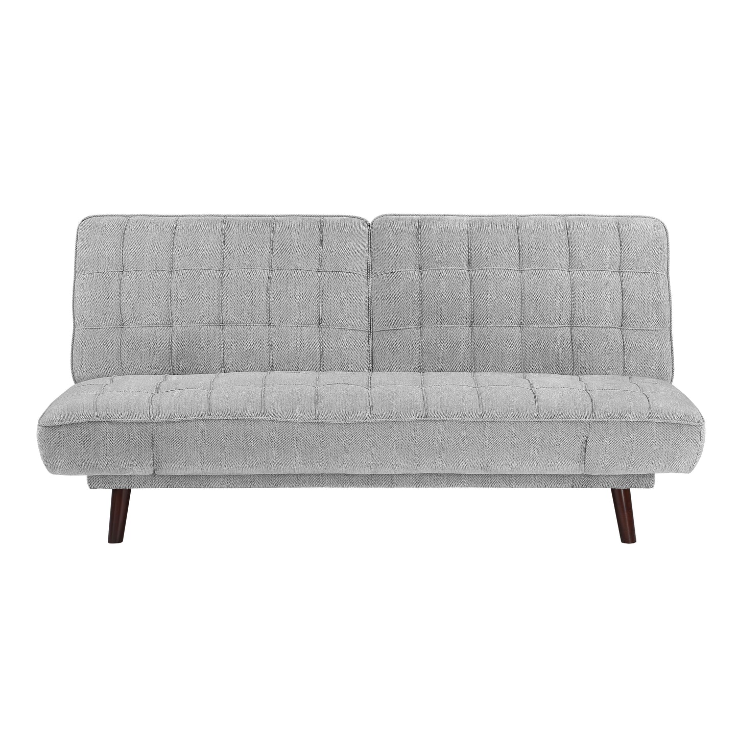 Homelegance Driggs Sectional Sofa in Silver Gray Chenille with Adjustable Arms 9435SV-3WD