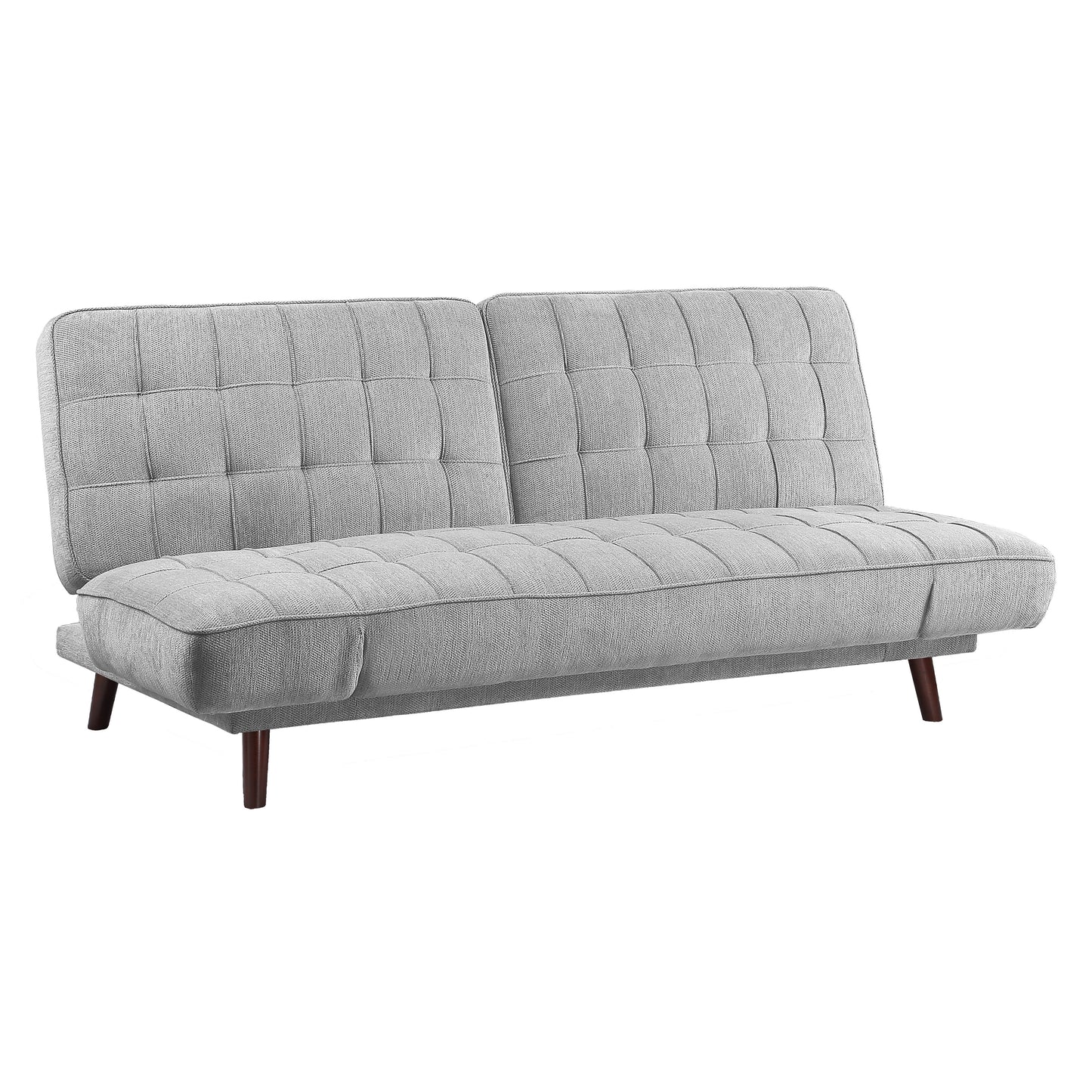 Homelegance Driggs Sectional Sofa in Silver Gray Chenille with Adjustable Arms 9435SV-3WD