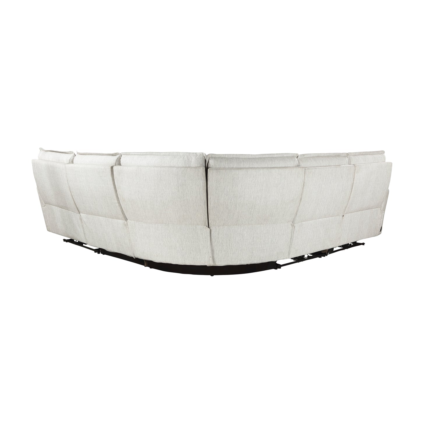 Homelegance Salida Sectional Sofa in Soft Cream 9444HMP-5SCPWH
