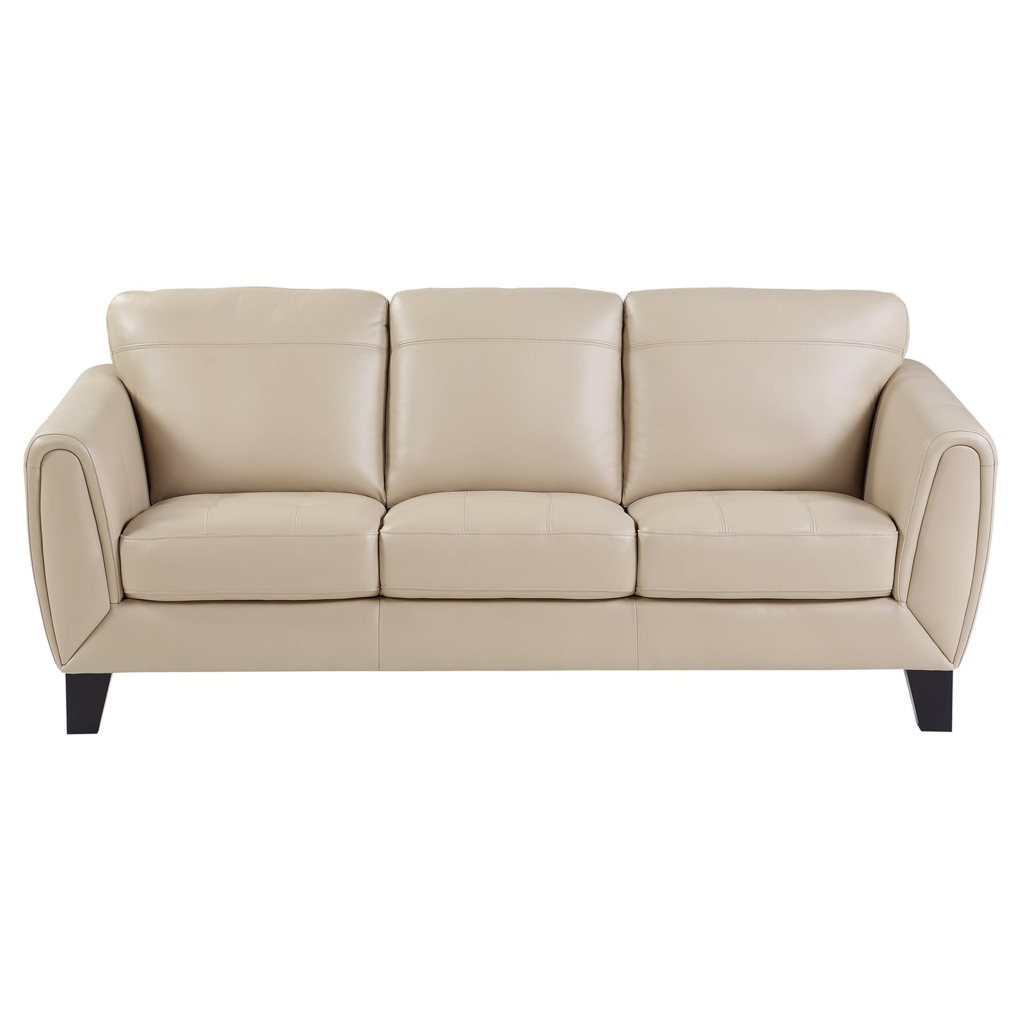 Homelegance Spivey Sectional Sofa in Luxurious Beige Top Grain Leather 9460BE-3