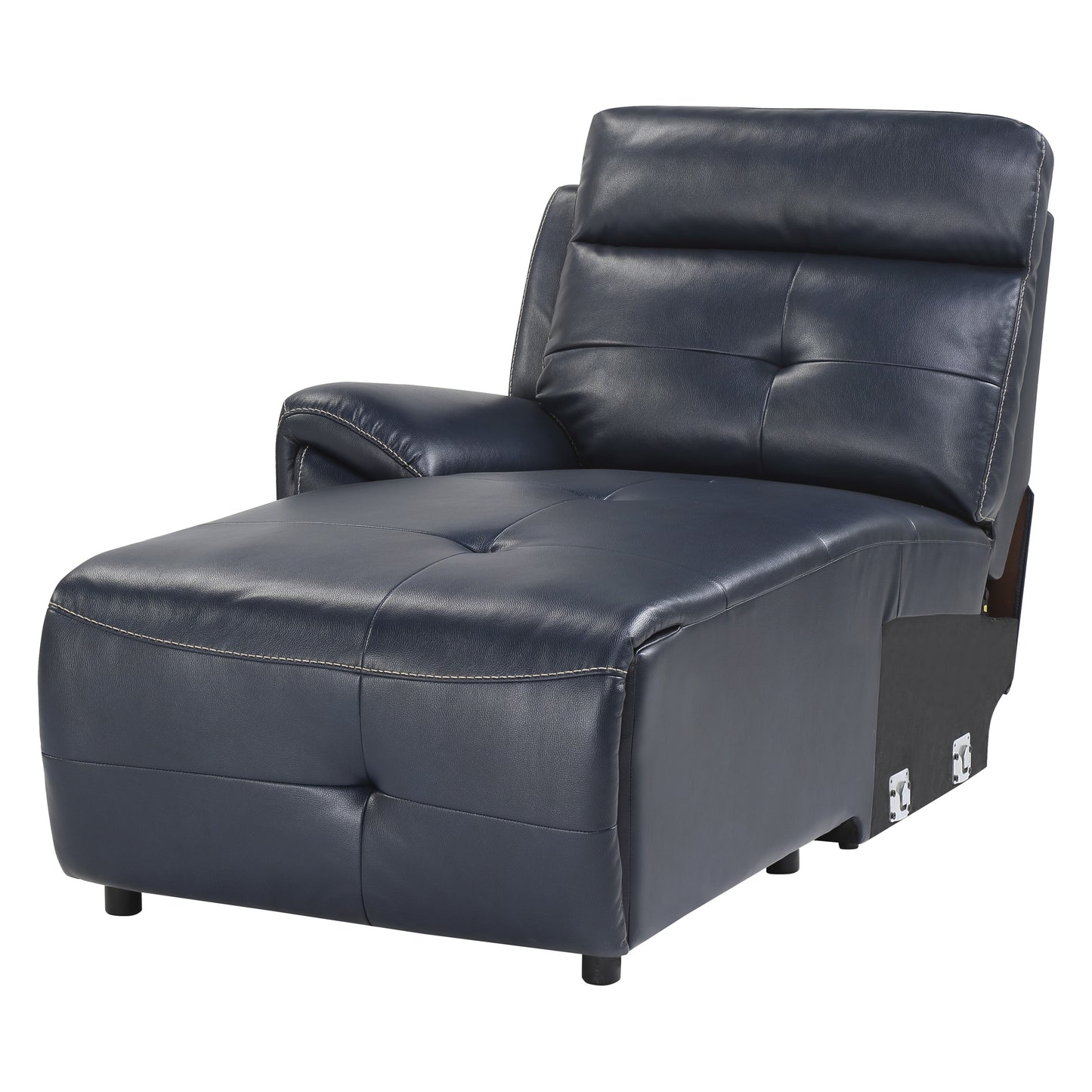 Homelegance Avenue Sectional Sofa in Navy Blue 9469NVB-6LCRR