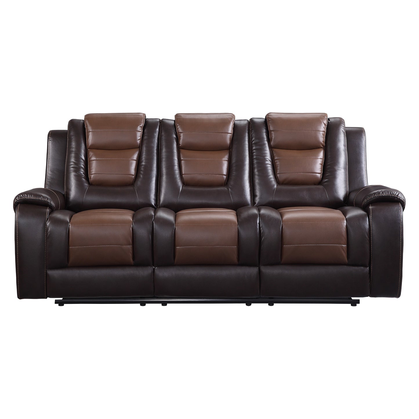 Homelegance Briscoe Sectional Sofa in Rich Premium Faux Leather 9470BR-3