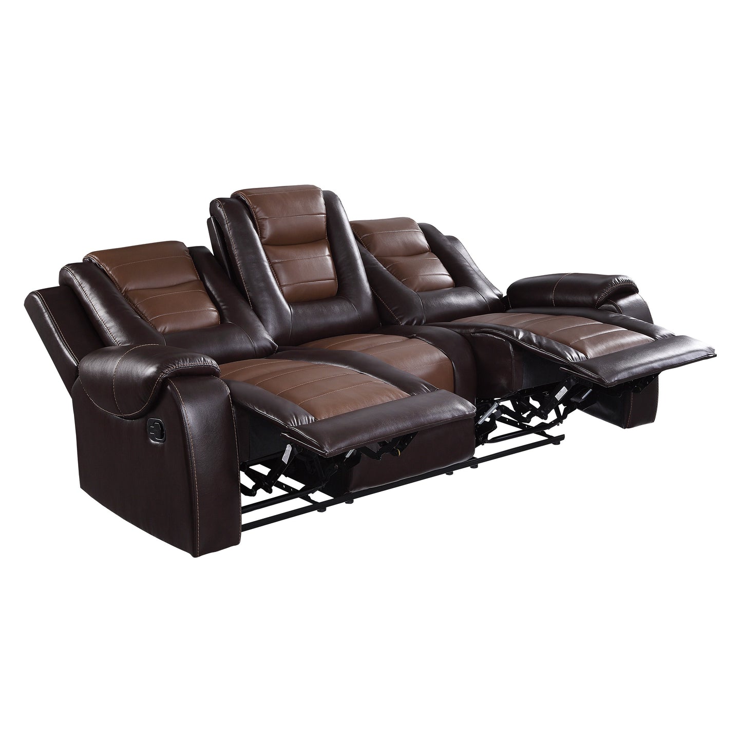 Homelegance Briscoe Sectional Sofa in Rich Premium Faux Leather 9470BR-3