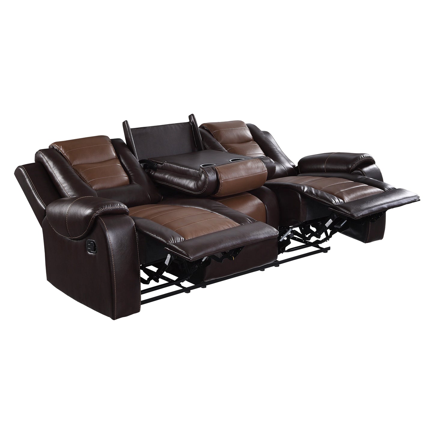 Homelegance Briscoe Sectional Sofa in Rich Premium Faux Leather 9470BR-3