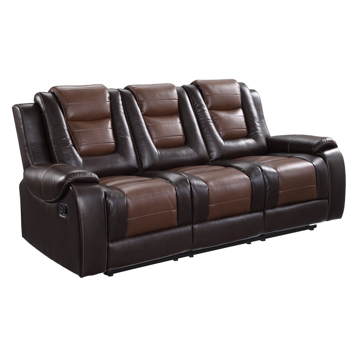 Homelegance Briscoe Sectional Sofa in Rich Premium Faux Leather 9470BR-3