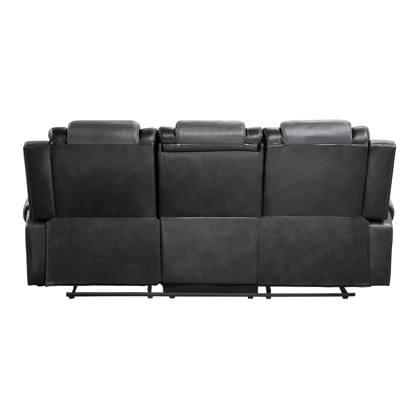Homelegance Briscoe Two-Tone Gray Sectional Sofa with Dual Reclining Ends 9470GY-3