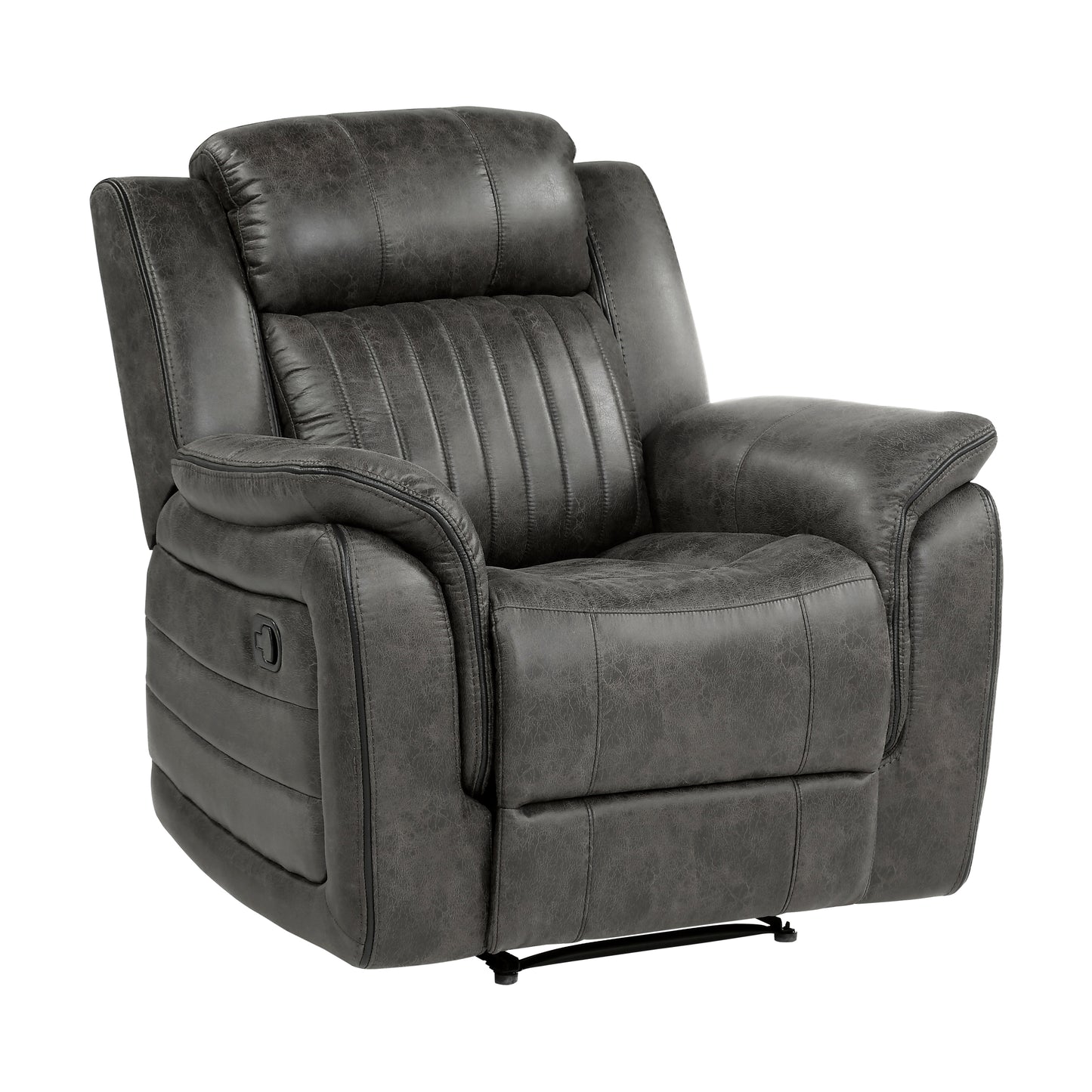 Homelegance Centeroak Reclining Chair in Brownish Gray 9479BRG-1