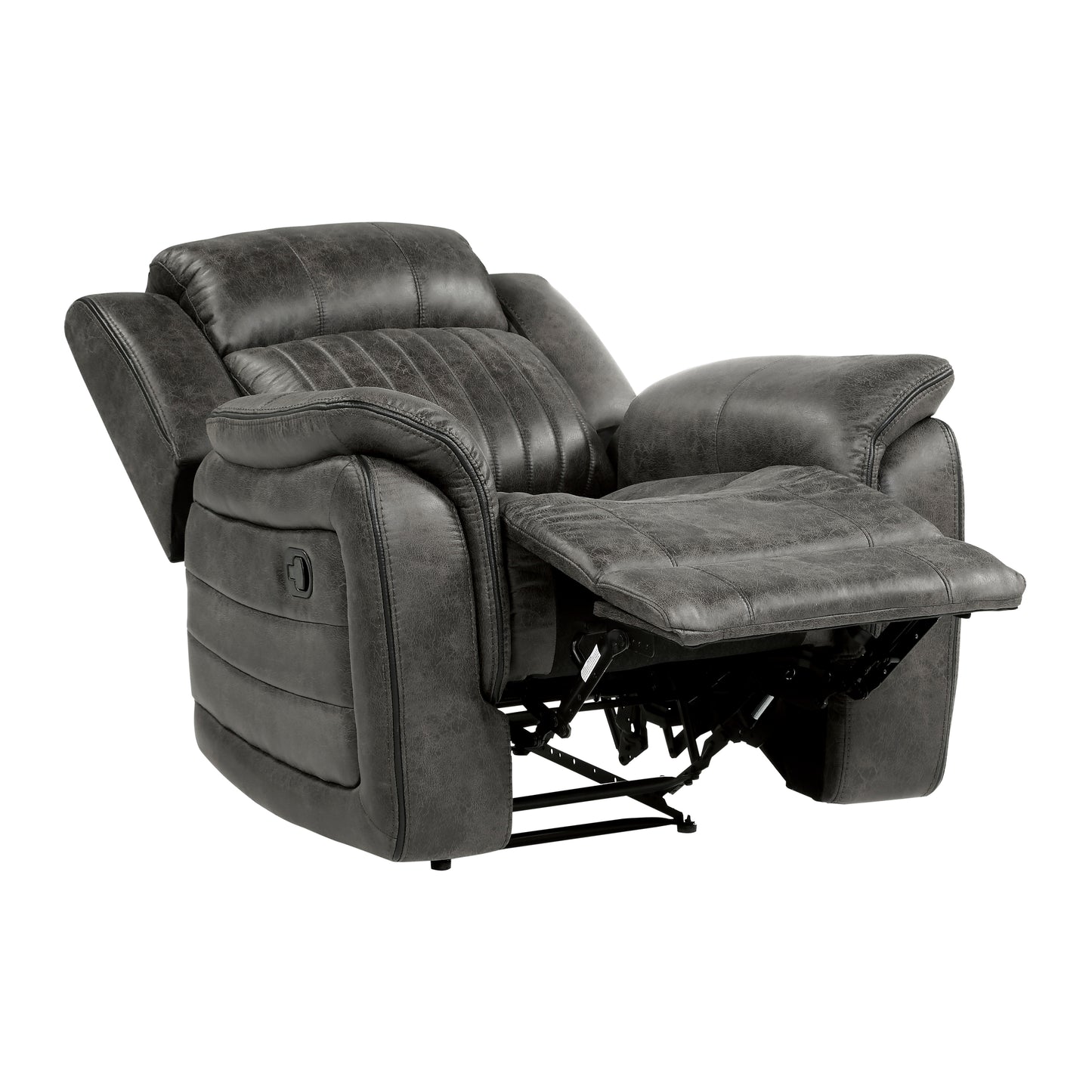 Homelegance Centeroak Reclining Chair in Brownish Gray 9479BRG-1