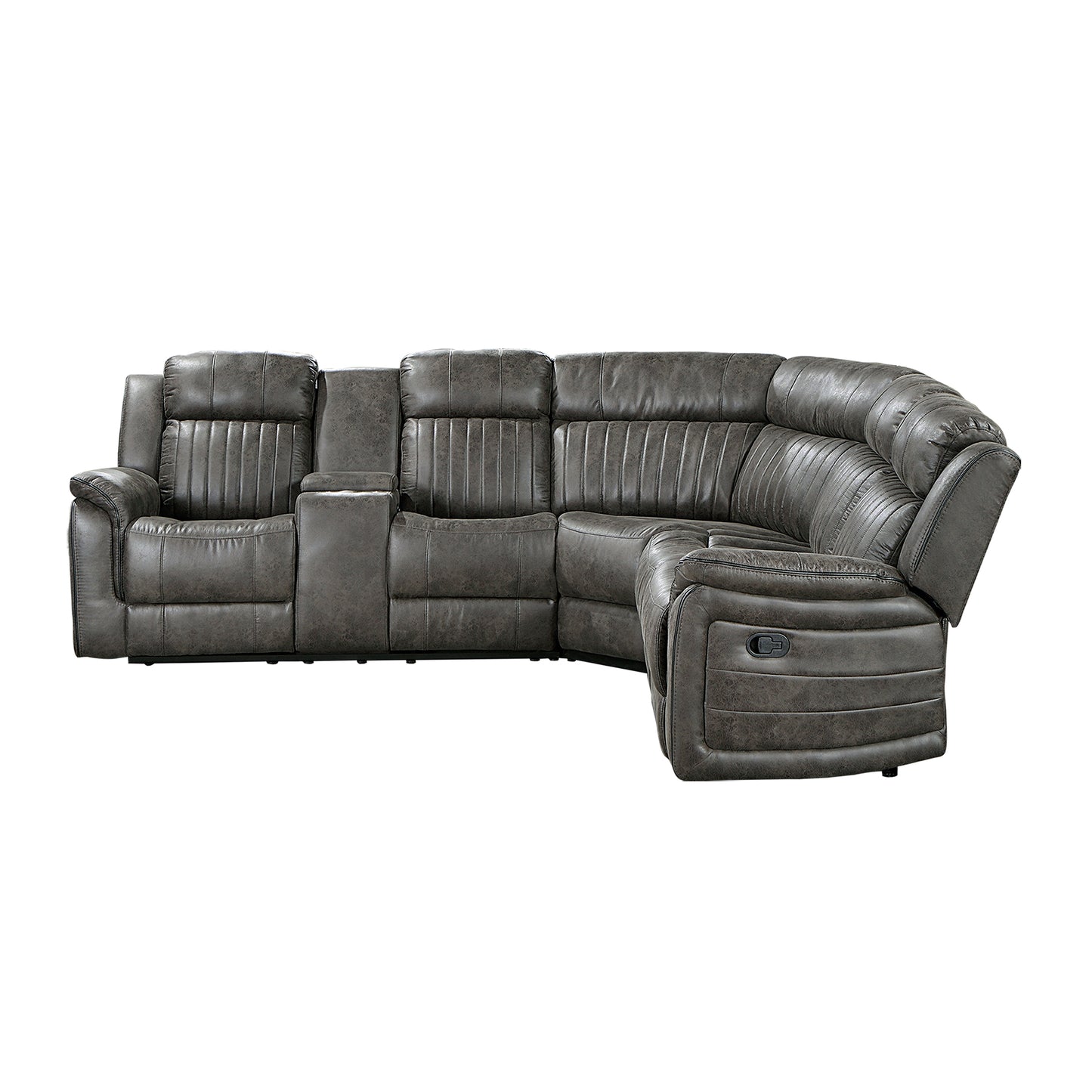 Homelegance Centeroak Sectional Sofa in 9479BRG-SC for Stylish Comfort