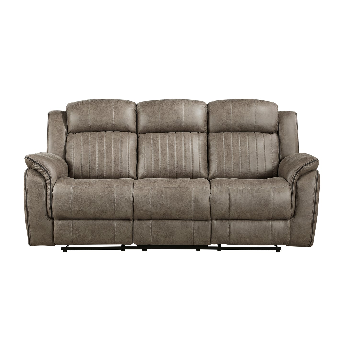 Homelegance Centeroak Sandy Brown Double Reclining Sectional Sofa 9479SDB-3