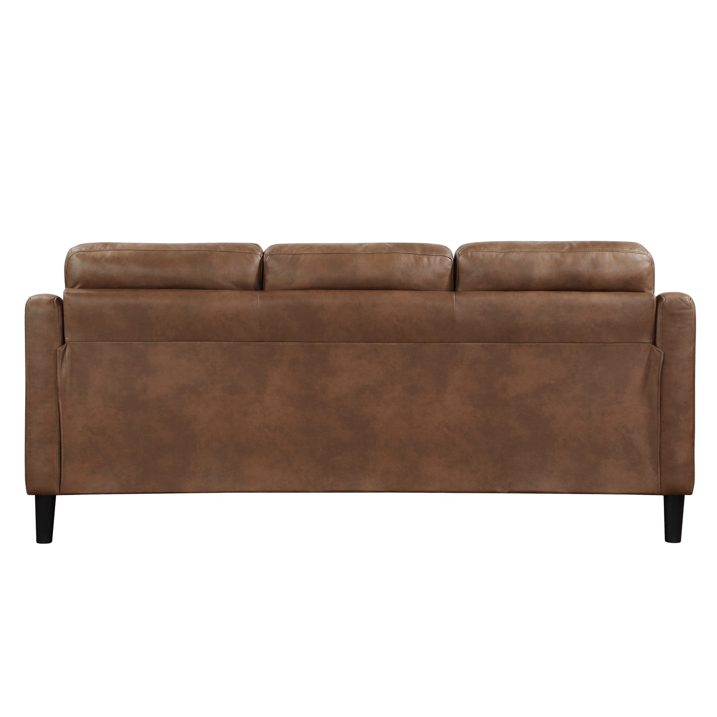 Homelegance Mallory Sectional Sofa in Rich Brown Polished Microfiber 9489BRW-3