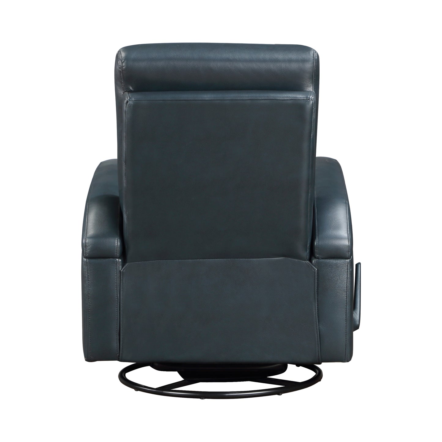 Homelegance Camden Swivel Glider Reclining Chair in Navy Blue 9500NV-1