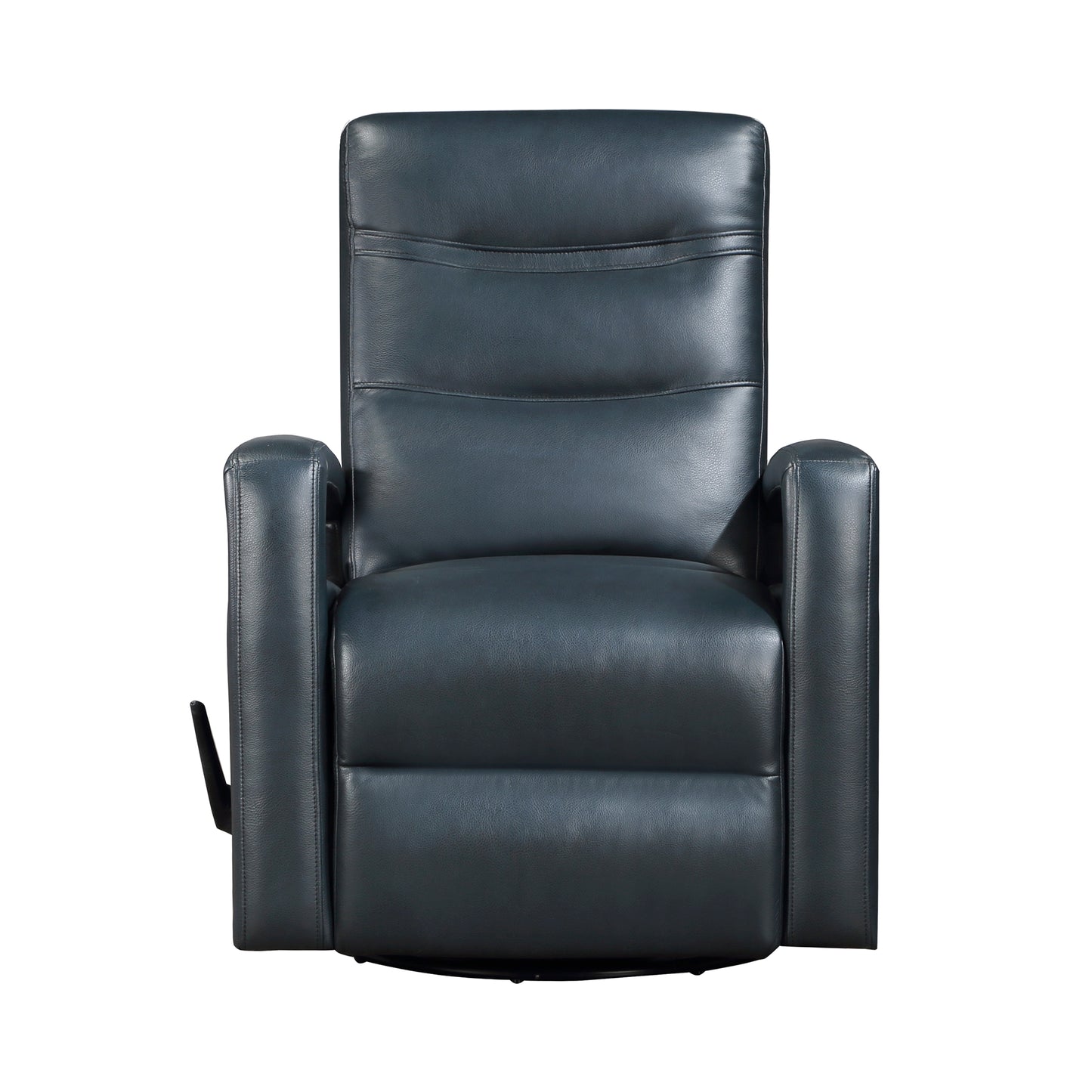 Homelegance Camden Swivel Glider Reclining Chair in Navy Blue 9500NV-1