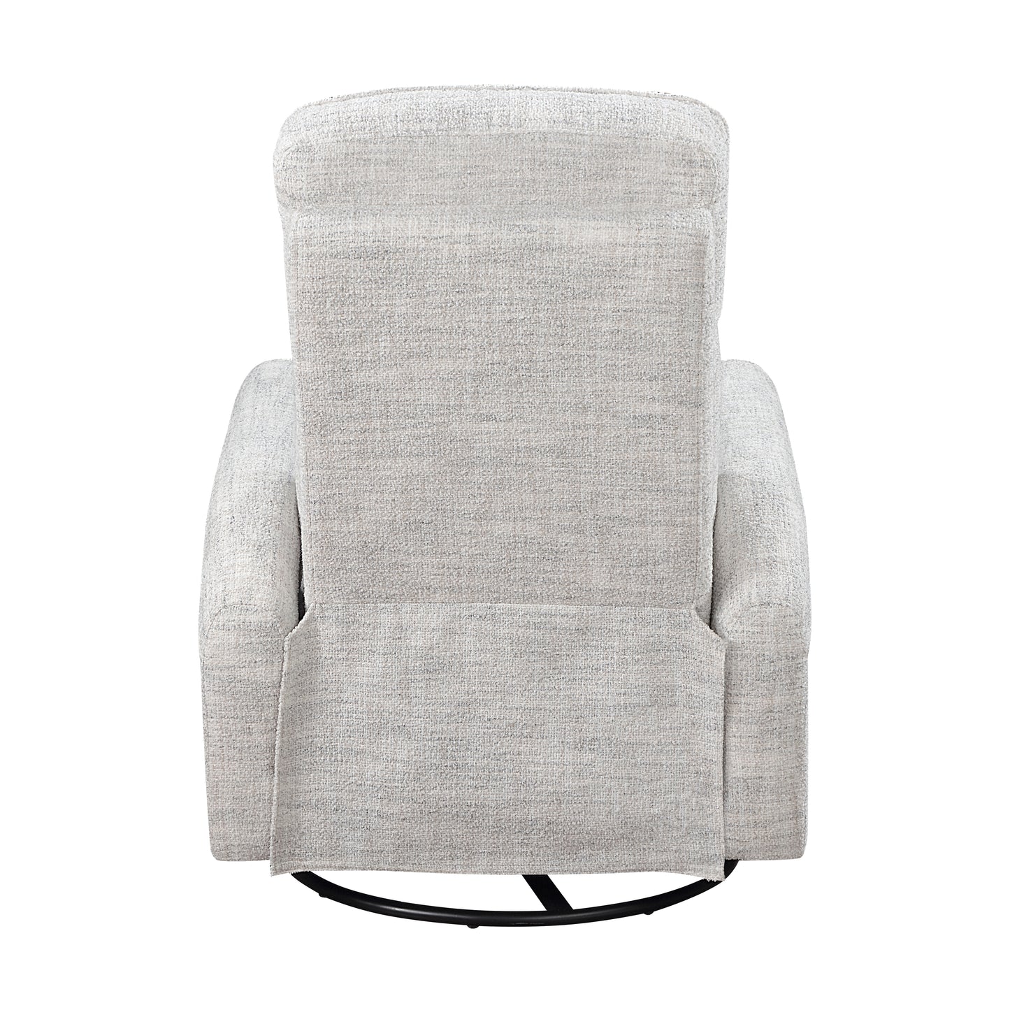 Homelegance 9502-1 Quartz Boucle Swivel Glider Reclining Chair with Gentle Motion
