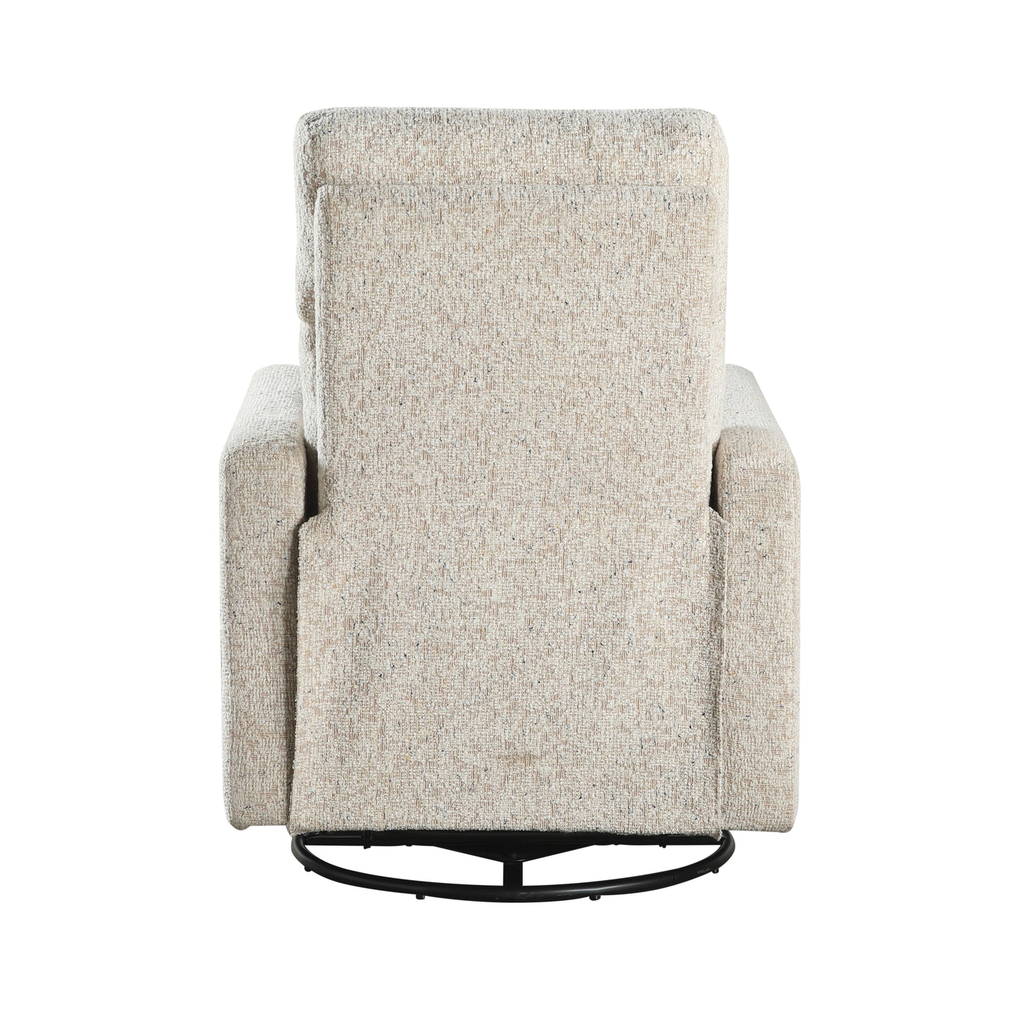 Homelegance Michelle Swivel Glider Reclining Chair in Quartz Chenille 9504-1