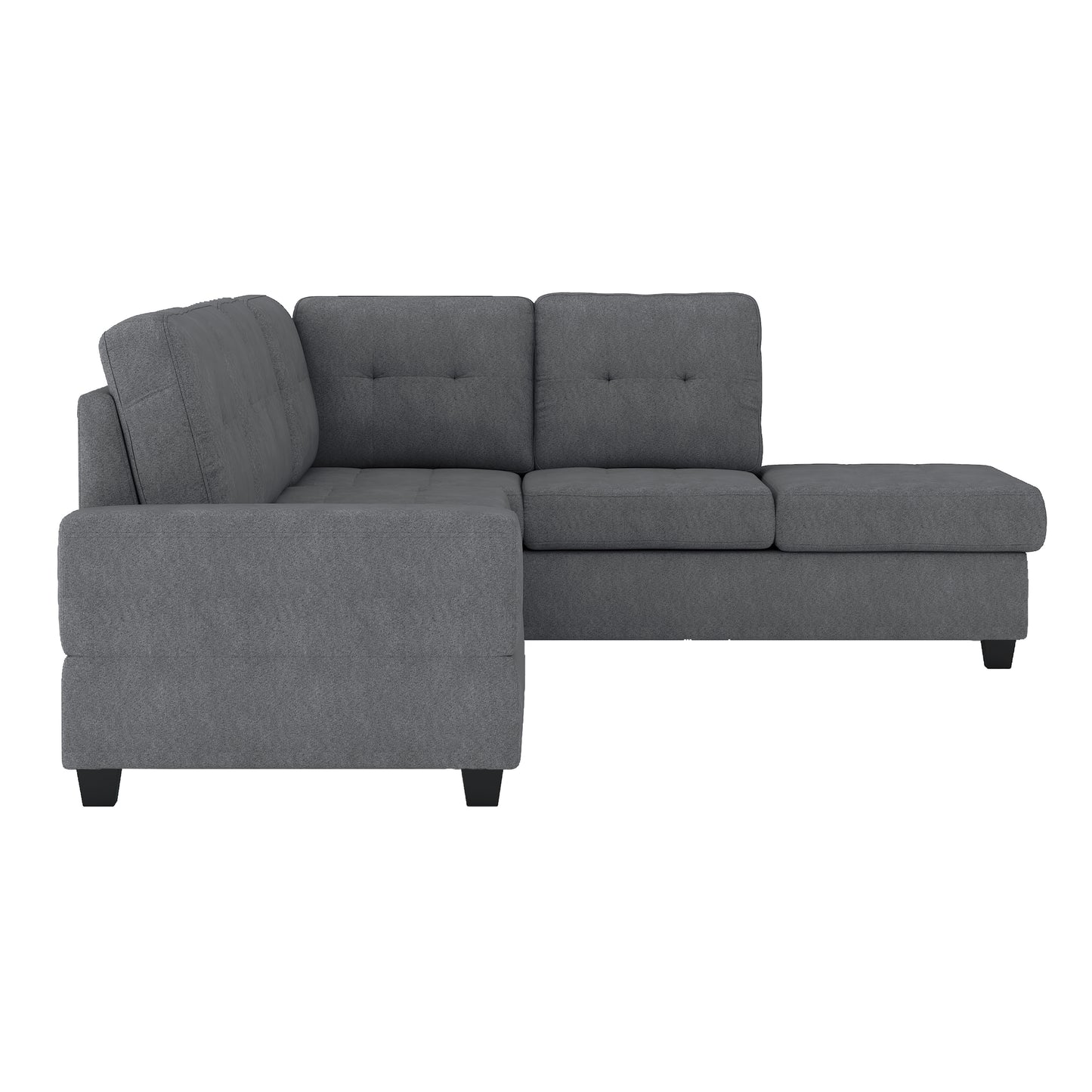 Homelegance Maston Sectional Sofa in 9507DGY-SC Stylish Comfort Design