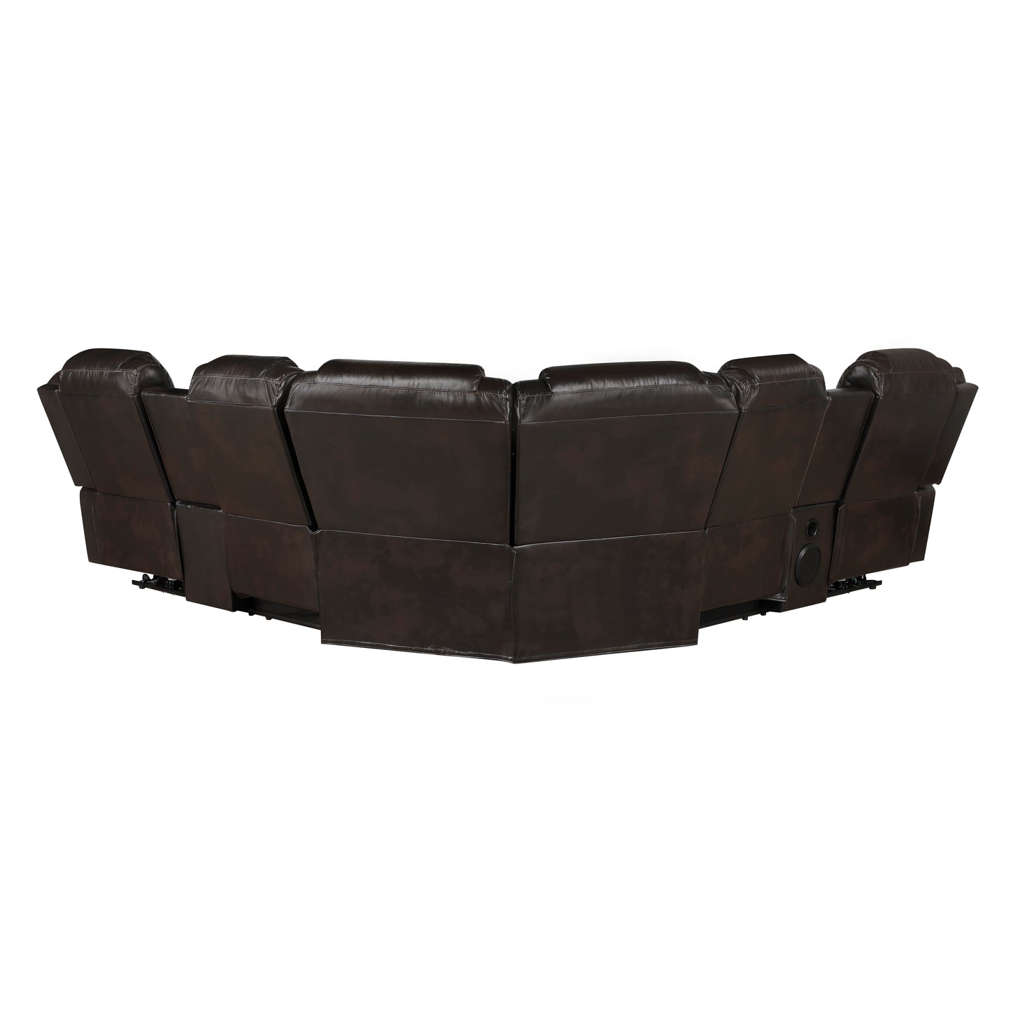 Homelegance Sectional Sofa Dark Brown 9508DB-SCPW