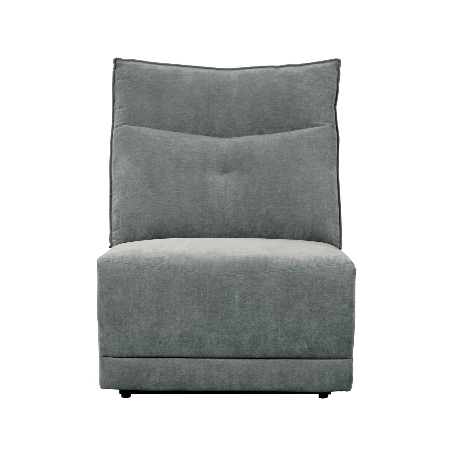 Homelegance Tesoro Power Reclining Sofa with Power Headrests Dark Gray 9509DG-3PWH