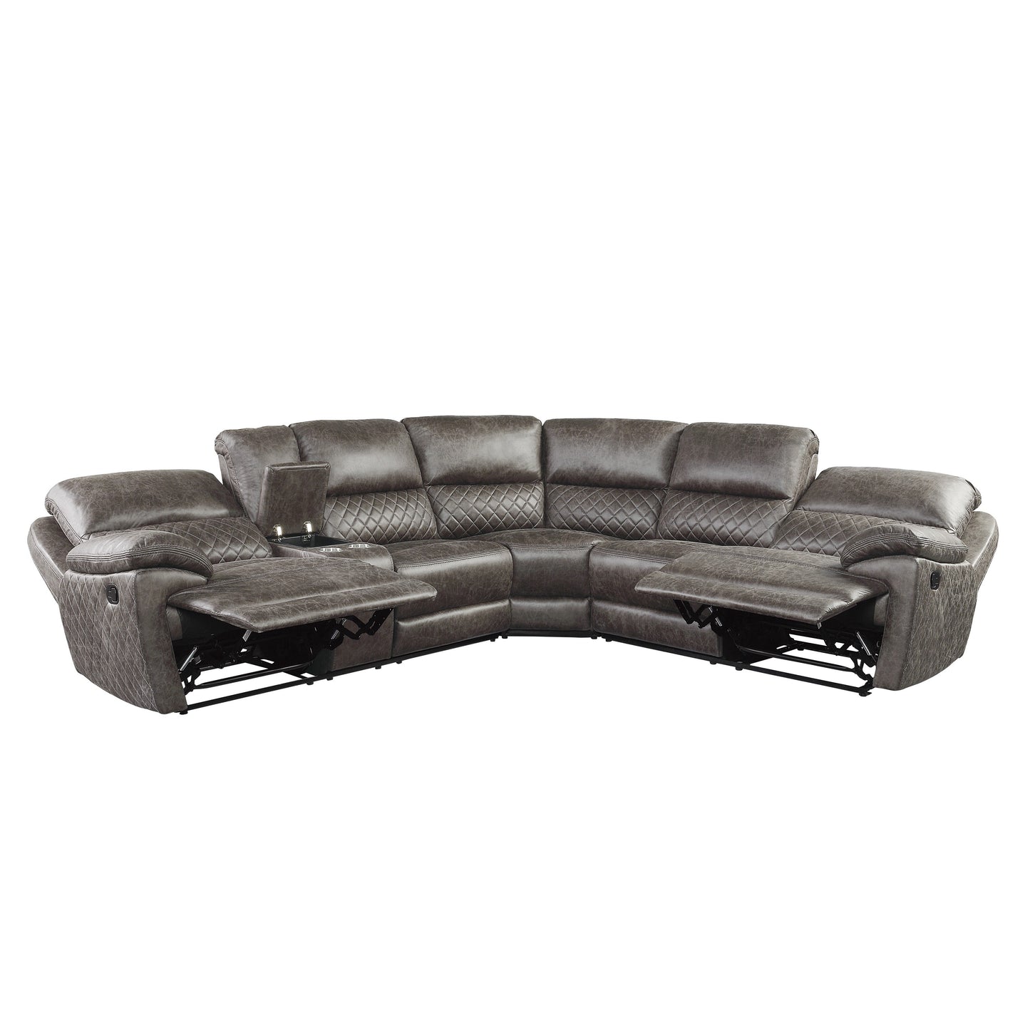 Homelegance Knoxville Sectional Sofa in 9510-SC Stylish Comfort Design