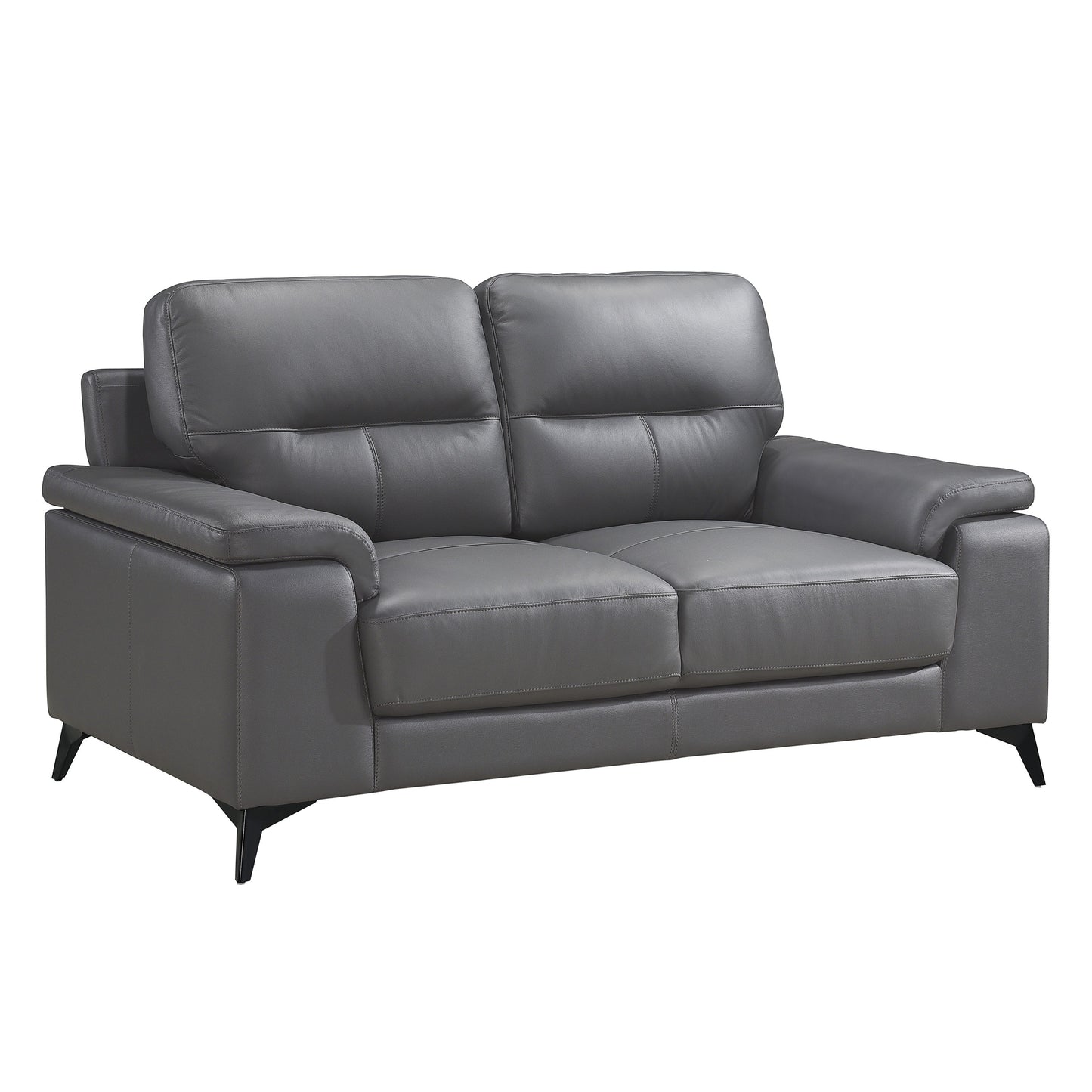 Homelegance Mischa Loveseat in Dark Gray 9514DGY-2