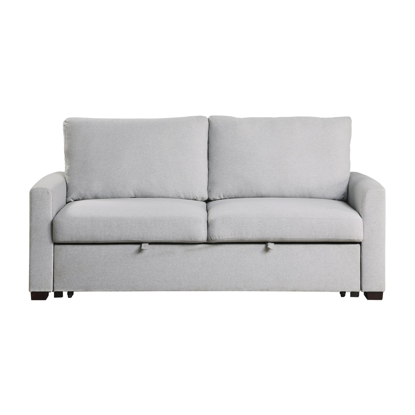 Homelegance Price Sectional Sofa Gray Fabric Convertible Sleeper 9525RF-3CL