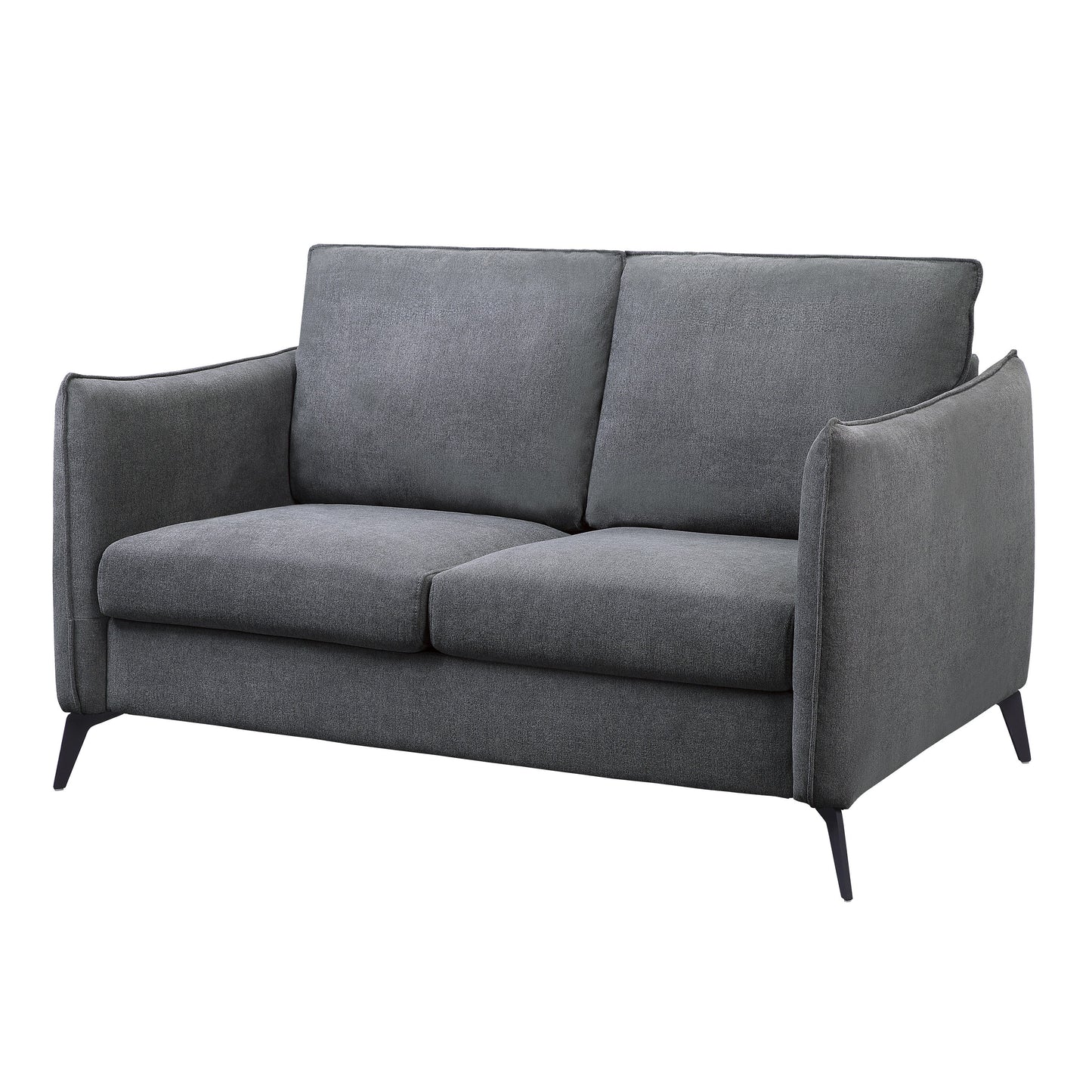 Homelegance Bianca Loveseat Gray Upholstered with Reversible Cushions 9539GY-2