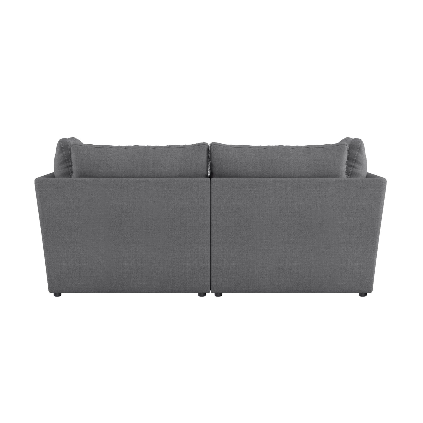 Homelegance Howerton Loveseat Gray Fabric Upholstery 9544GY-2CR