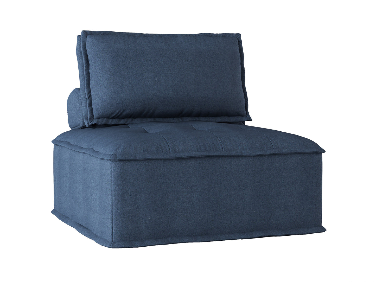 Homelegance Ulrich Accent Chair in Textured Blue Fabric 9545BU-1