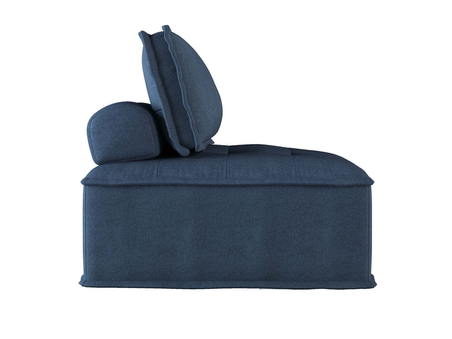 Homelegance Ulrich Accent Chair in Textured Blue Fabric 9545BU-1