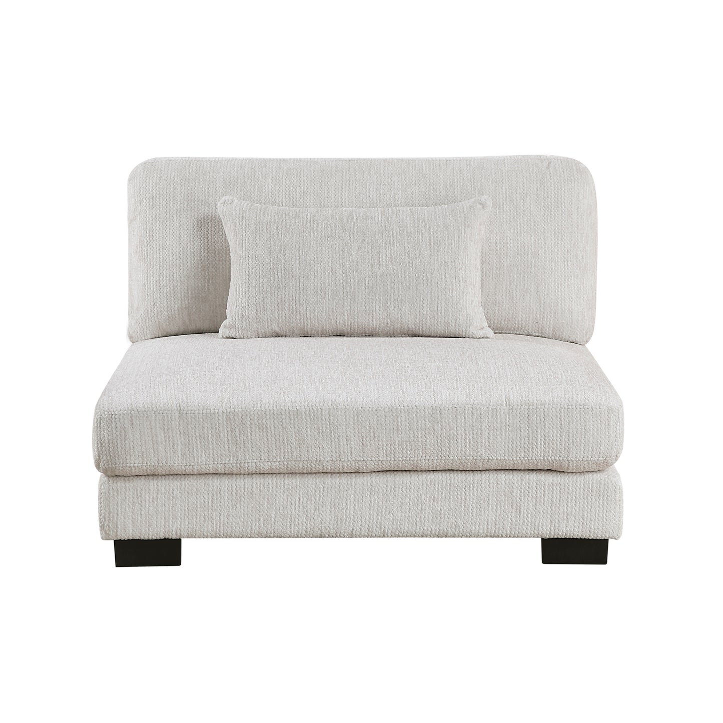 Homelegance Sectional Sofa in Beige with Reversible Chaise 9555BEG-42AC2VC