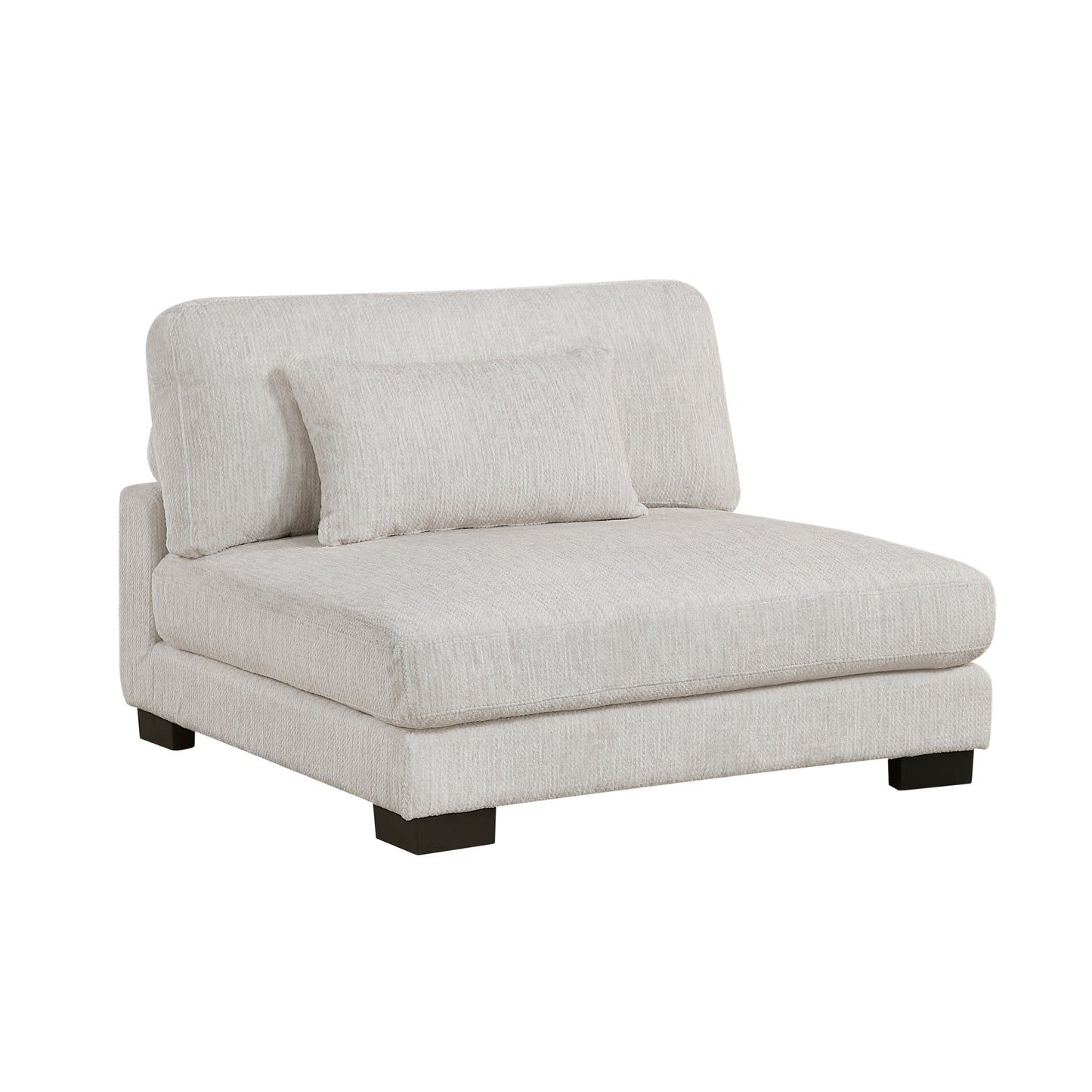 Homelegance Sectional Sofa in Beige with Reversible Chaise 9555BEG-42AC2VC
