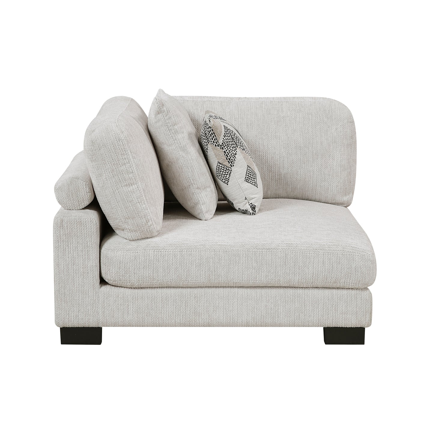 Homelegance 3-Piece Modular Sectional Sofa in Elegant Beige 9555BEG-3CRACVC