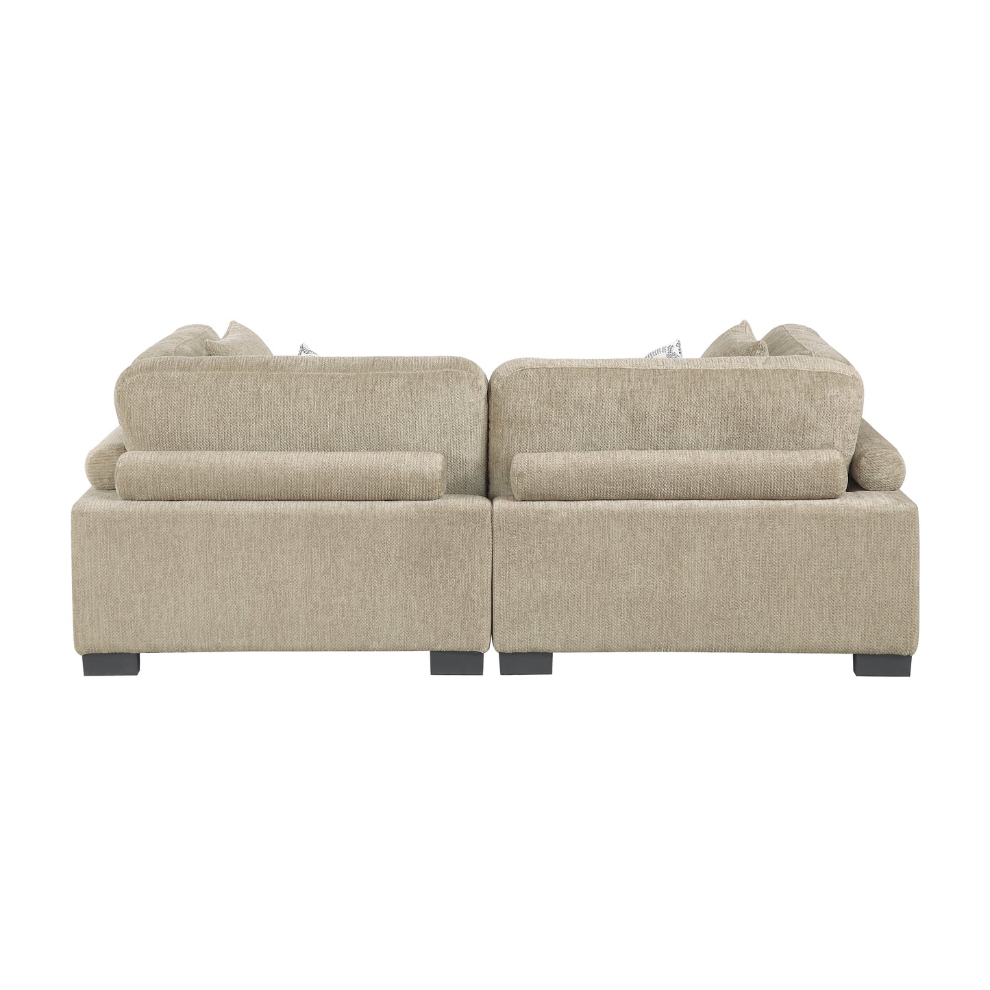 Homelegance Loveseat Brown Upholstered Stylish Seating Solution 9555BRW-2