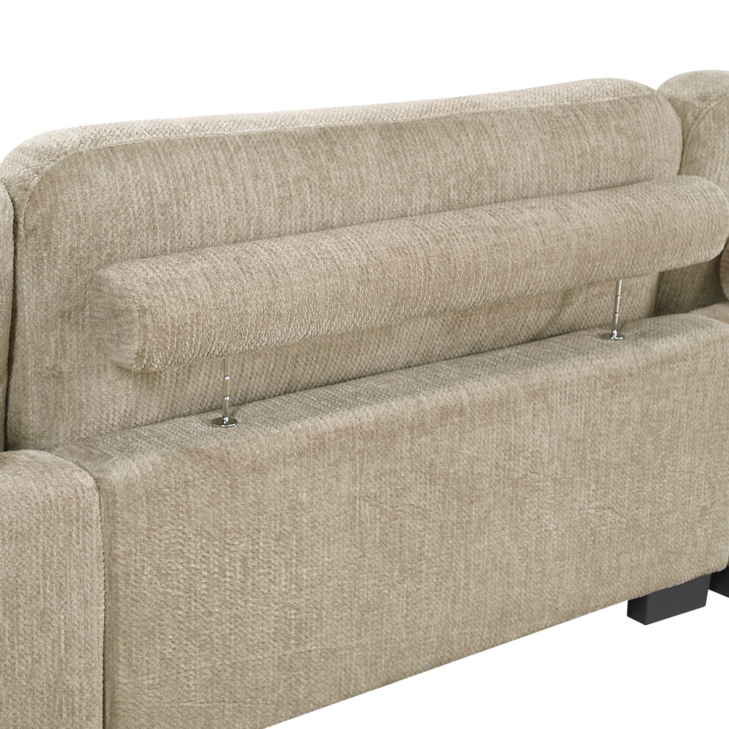 Homelegance Sofas Sectional Sofa in Rich Upholstery 9555BRW-3