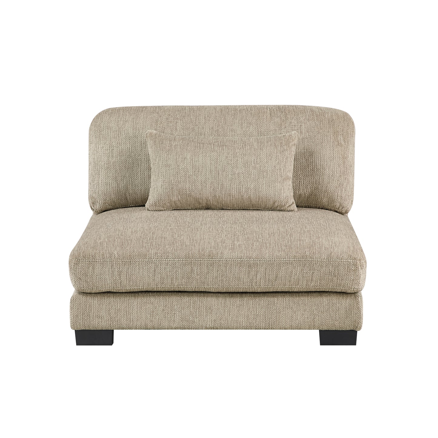 Homelegance Sectional Sofa in Brown and Beige 9555BRW-42AC2VC