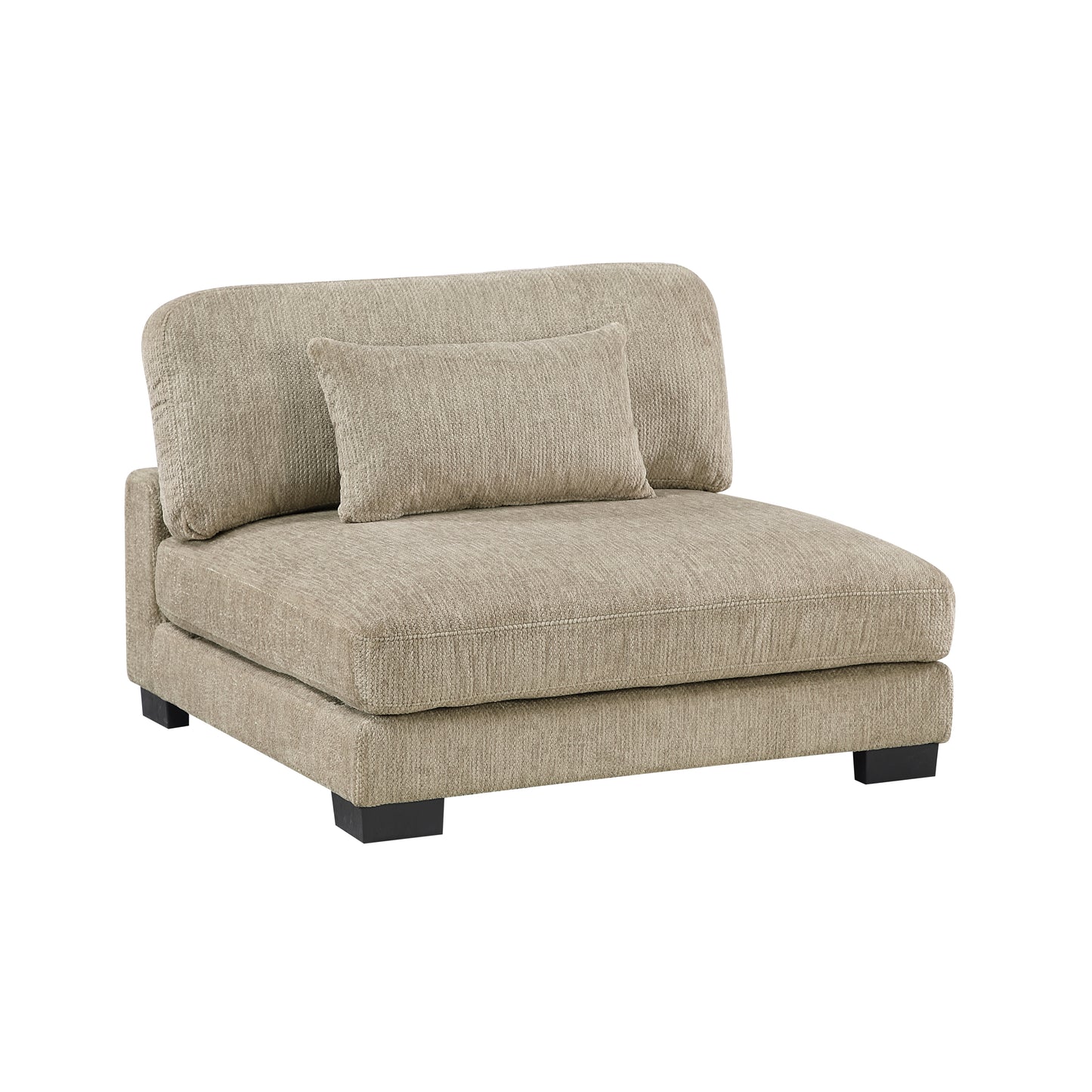 Homelegance Sectional Sofa in Brown and Beige 9555BRW-42AC2VC