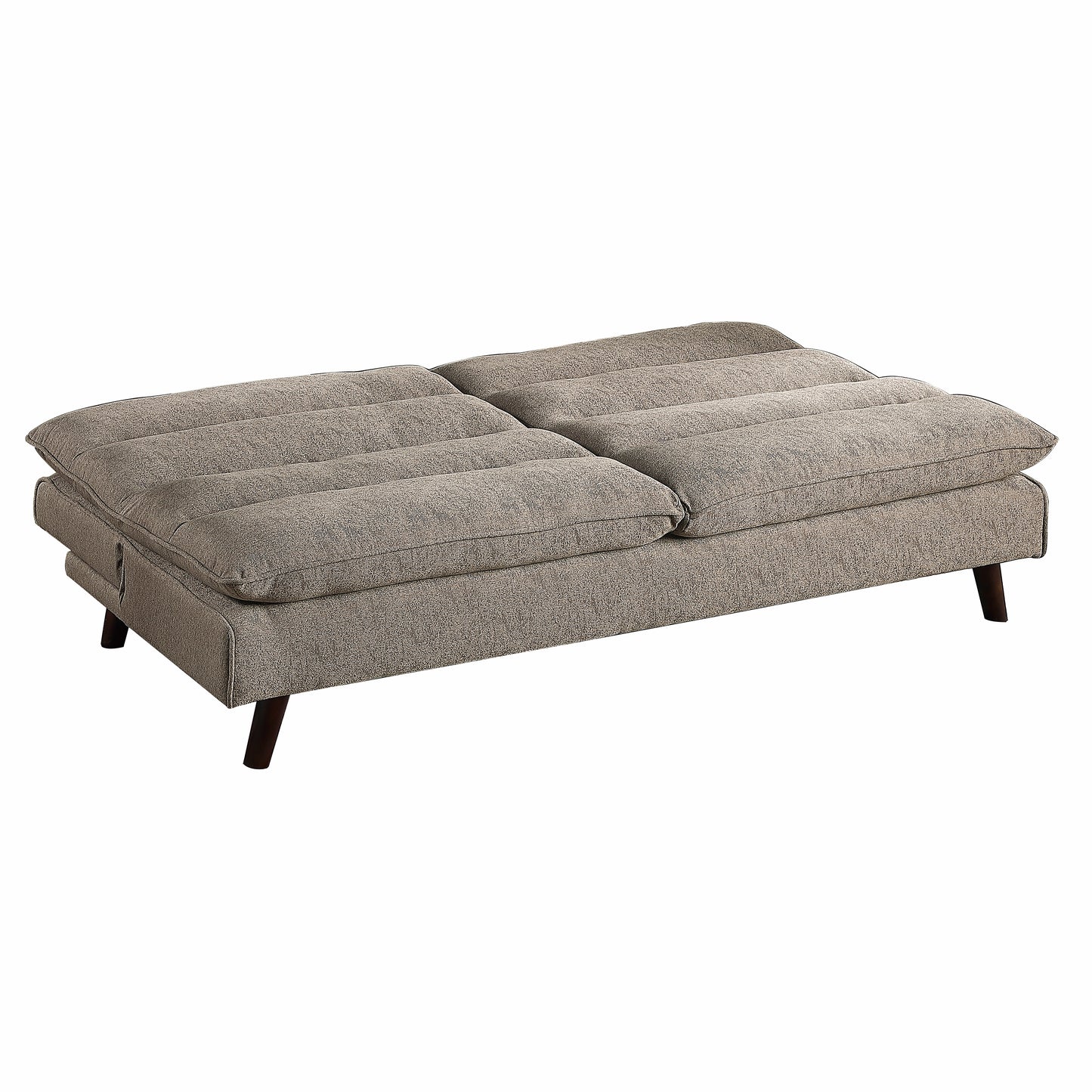 Homelegance Mackay Futton in Textured Brown Fabric 9560BR-3CL