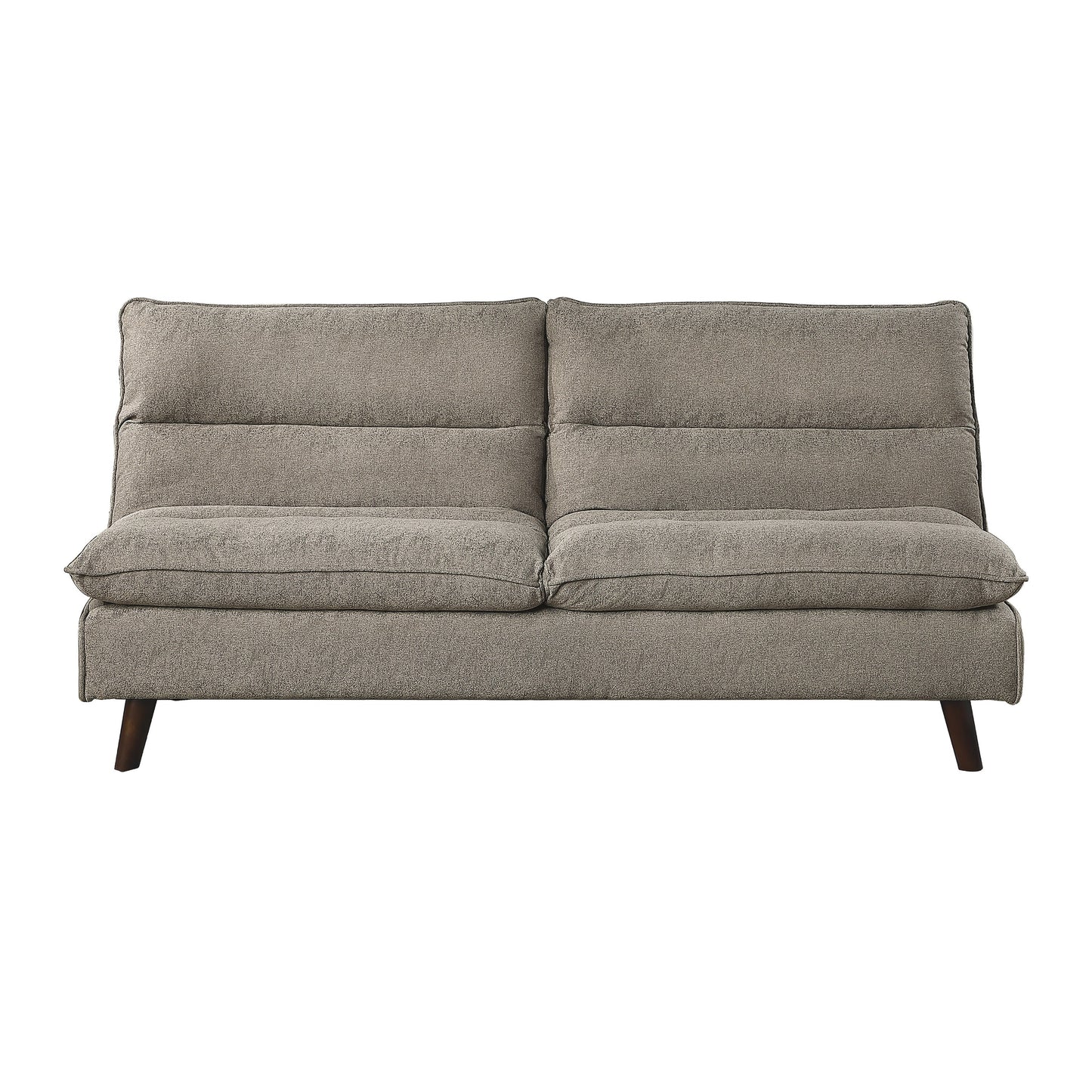 Homelegance Mackay Futton in Textured Brown Fabric 9560BR-3CL